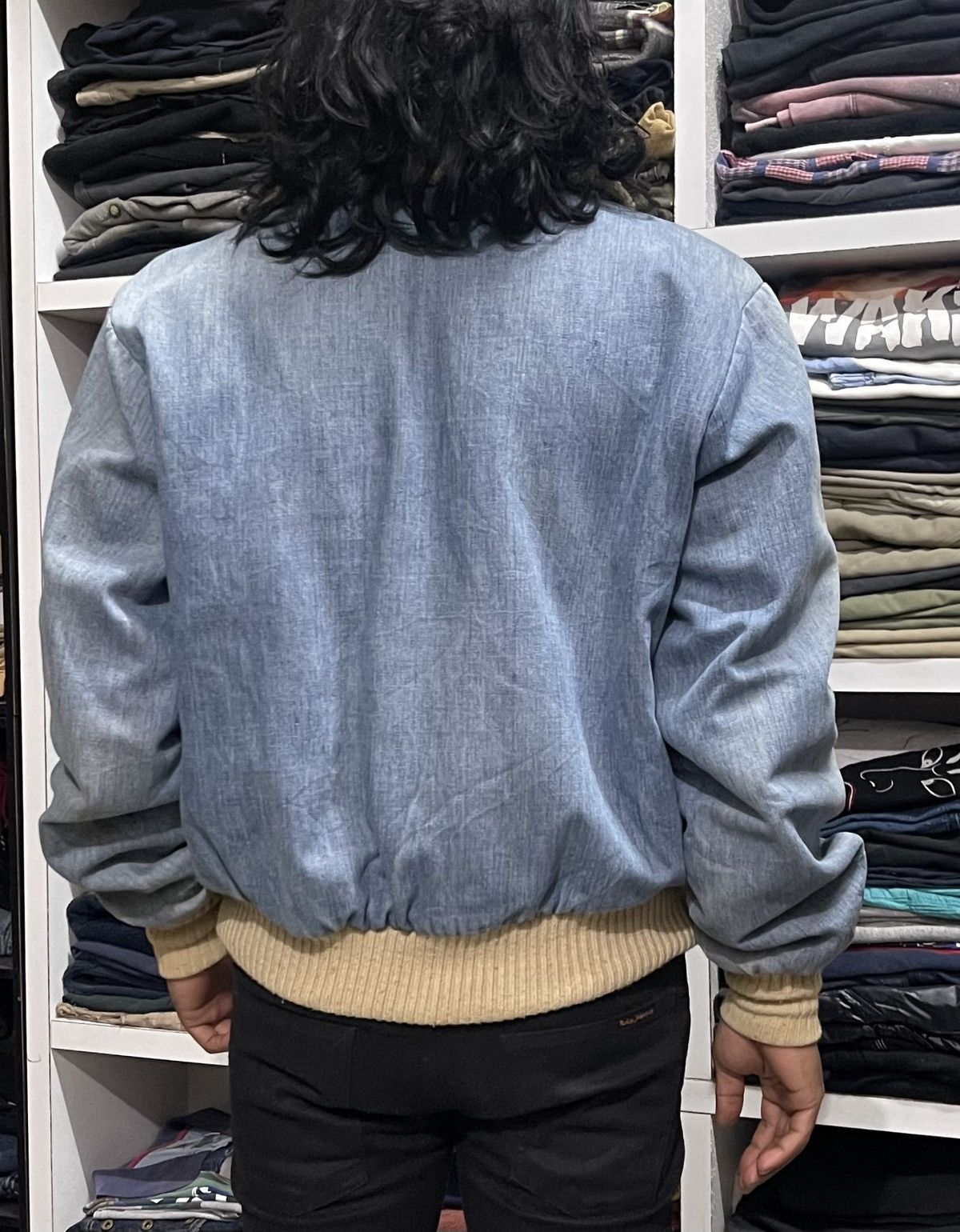 Levi's Vintage Clothing TRUE VINTAGE 70s LEVIS DENIM SHERPA JACKET Size US S / EU 44-46 / 1 - 18 Thumbnail