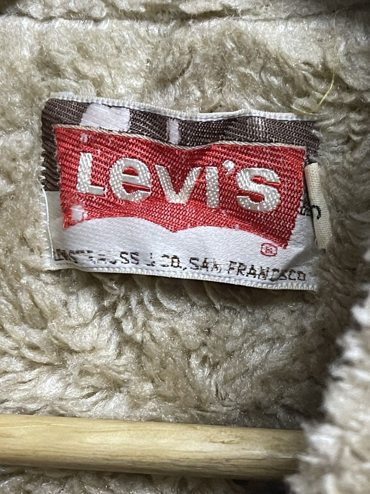 Levi's Vintage Clothing TRUE VINTAGE 70s LEVIS DENIM SHERPA JACKET Size US S / EU 44-46 / 1 - 10 Thumbnail