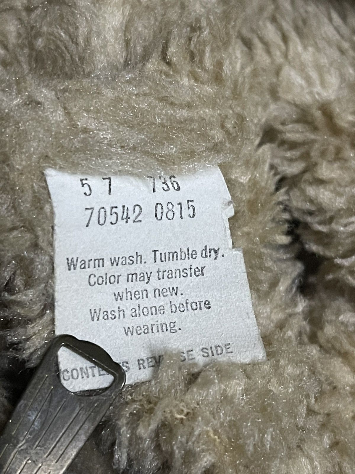 Levi's Vintage Clothing TRUE VINTAGE 70s LEVIS DENIM SHERPA JACKET Size US S / EU 44-46 / 1 - 14 Thumbnail