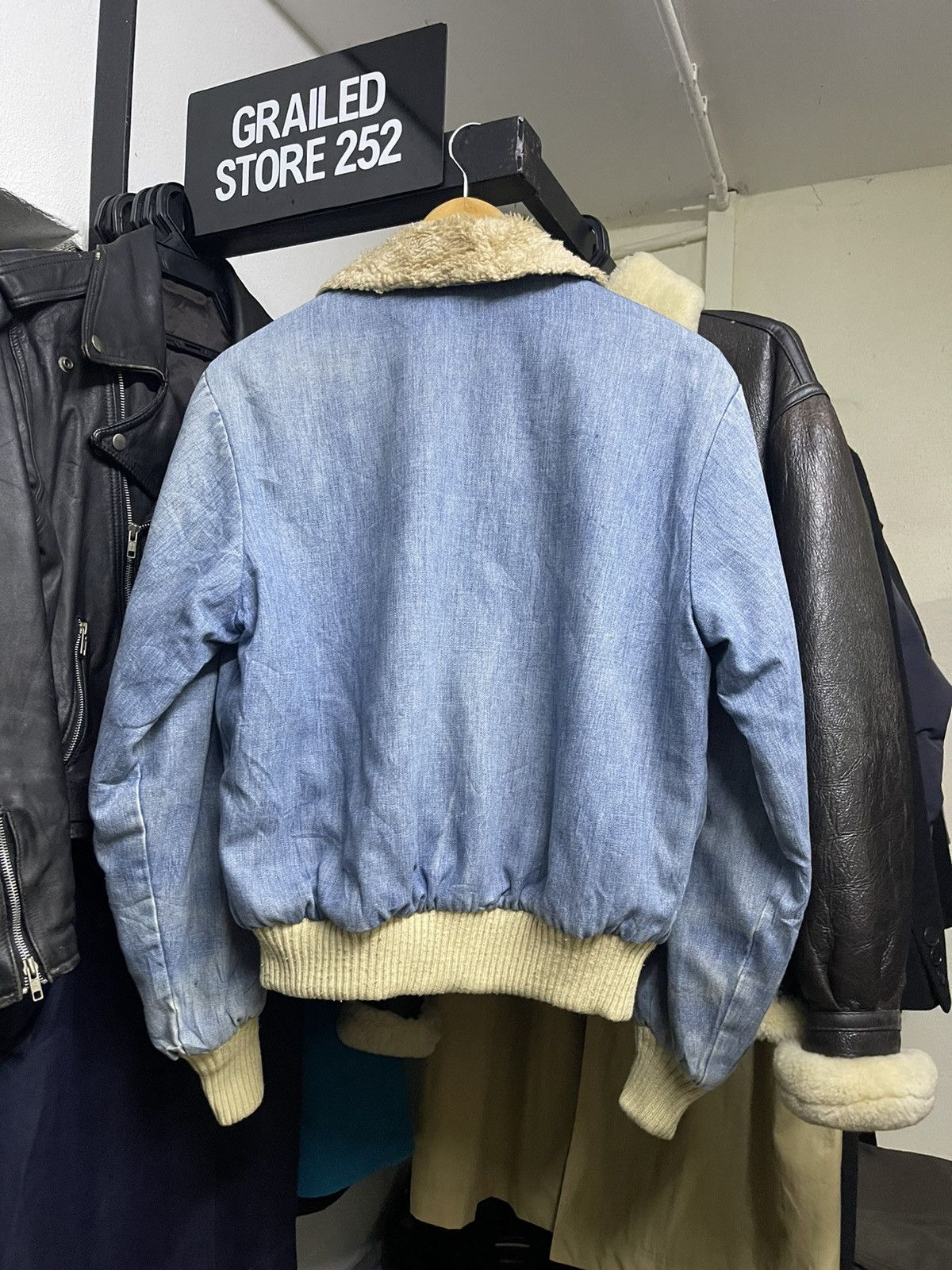 Levi's Vintage Clothing TRUE VINTAGE 70s LEVIS DENIM SHERPA JACKET Size US S / EU 44-46 / 1 - 4 Thumbnail