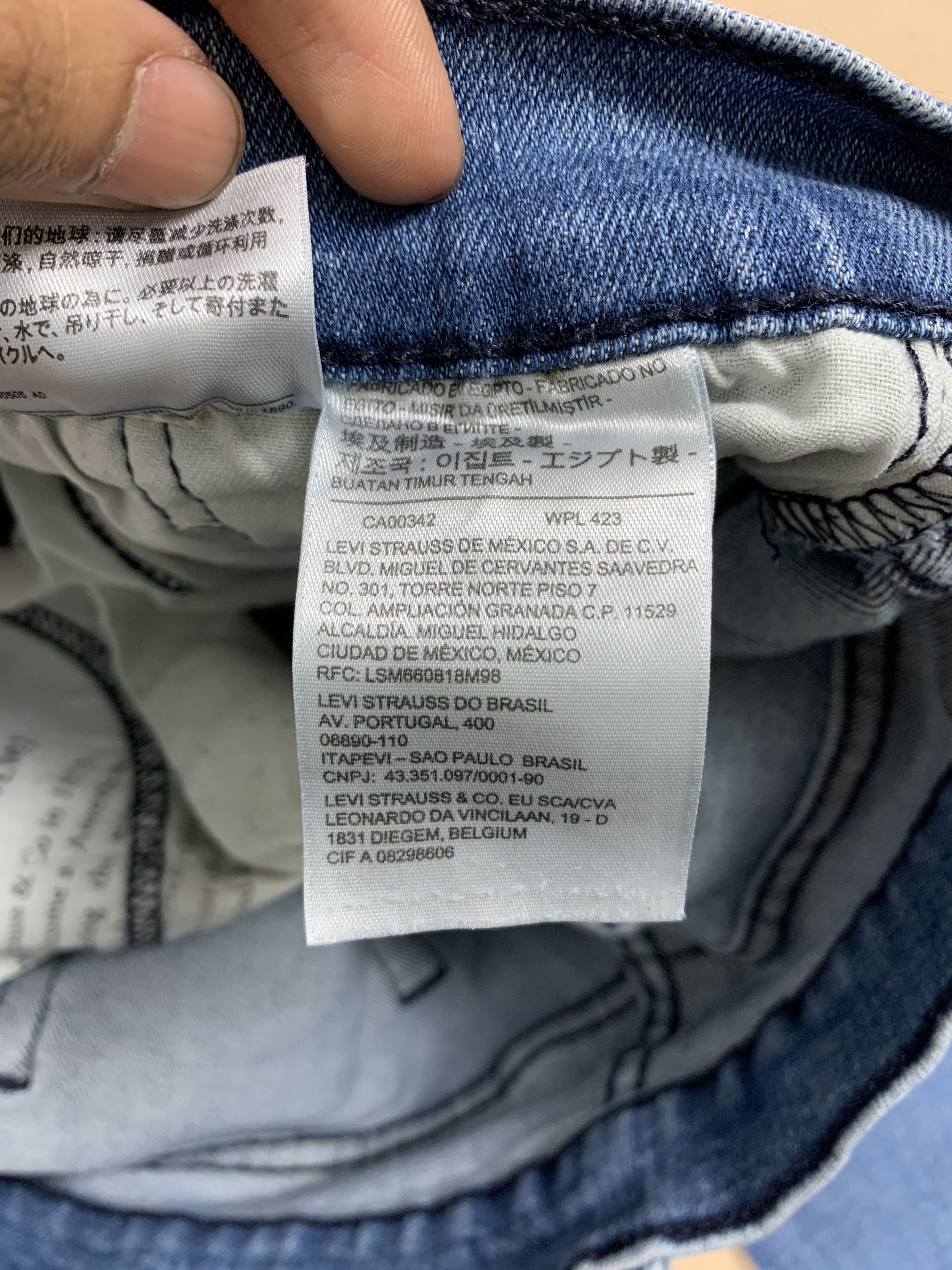 Levi's × Vintage Vintage Levis 514 Straight Cut Faded Blue Jeans Size US 30 / EU 46 - 12 Thumbnail