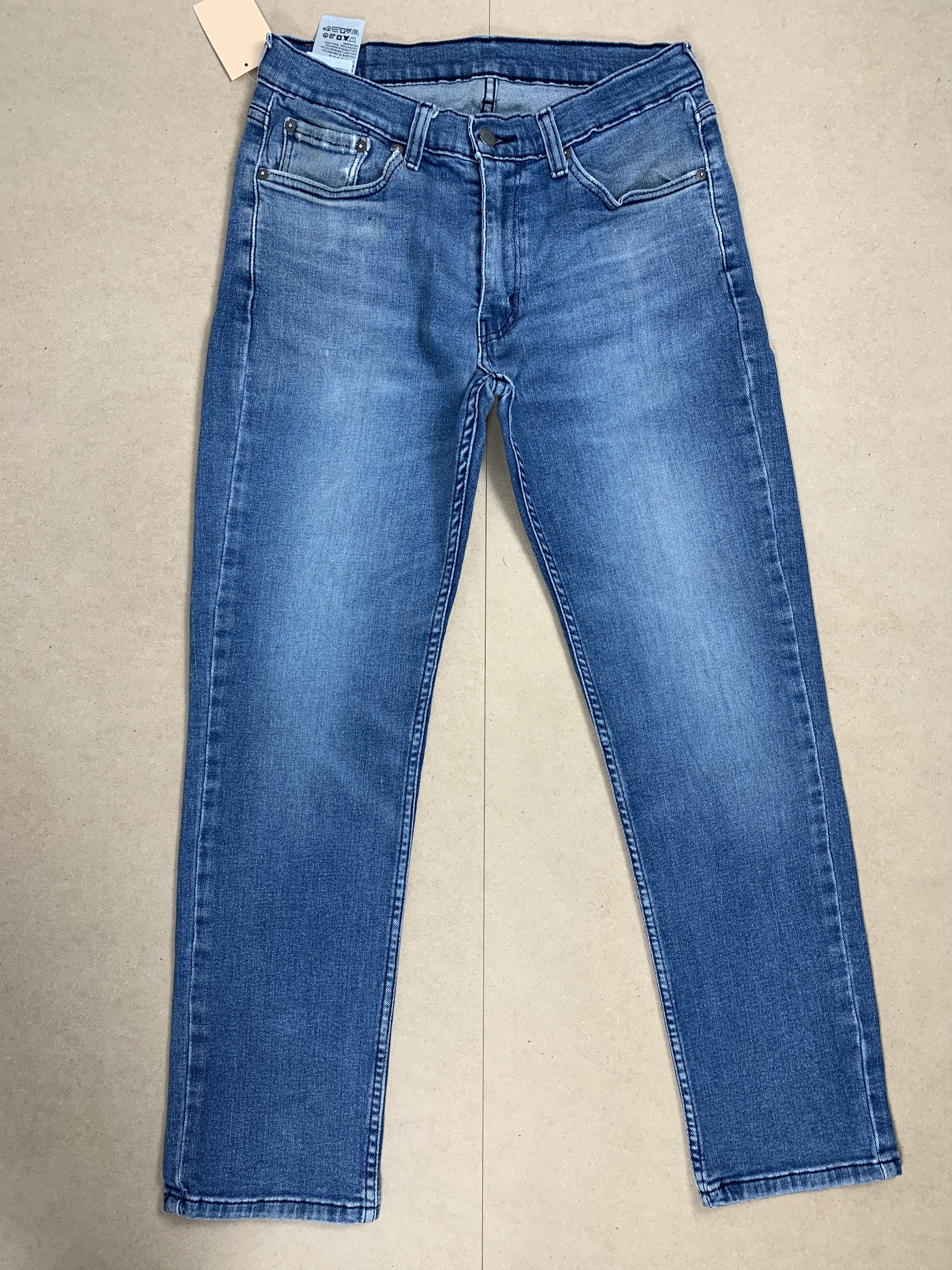 Levi's × Vintage Vintage Levis 514 Straight Cut Faded Blue Jeans Size US 30 / EU 46 - 1 Thumbnail