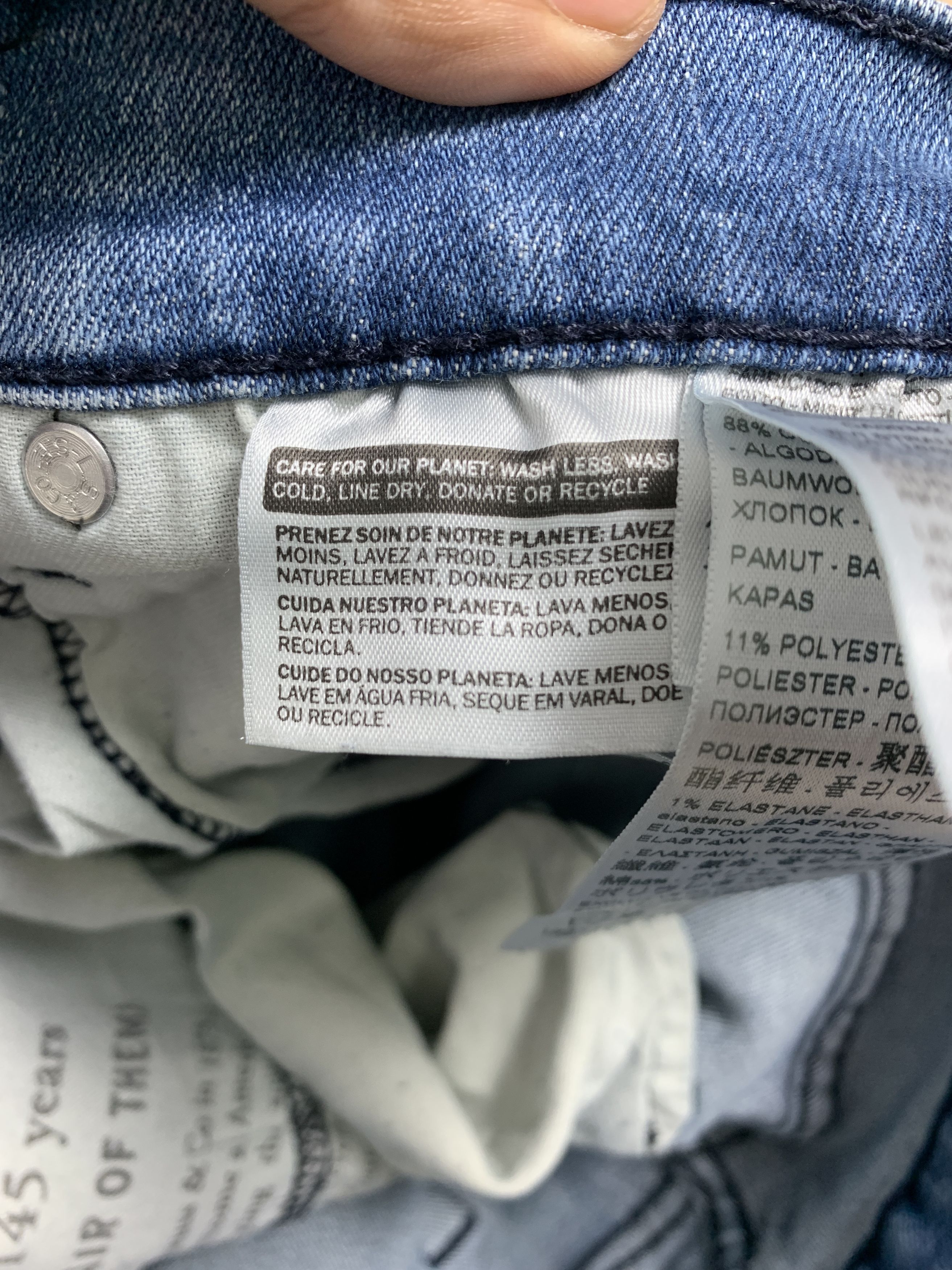 Levi's × Vintage Vintage Levis 514 Straight Cut Faded Blue Jeans Size US 30 / EU 46 - 10 Thumbnail