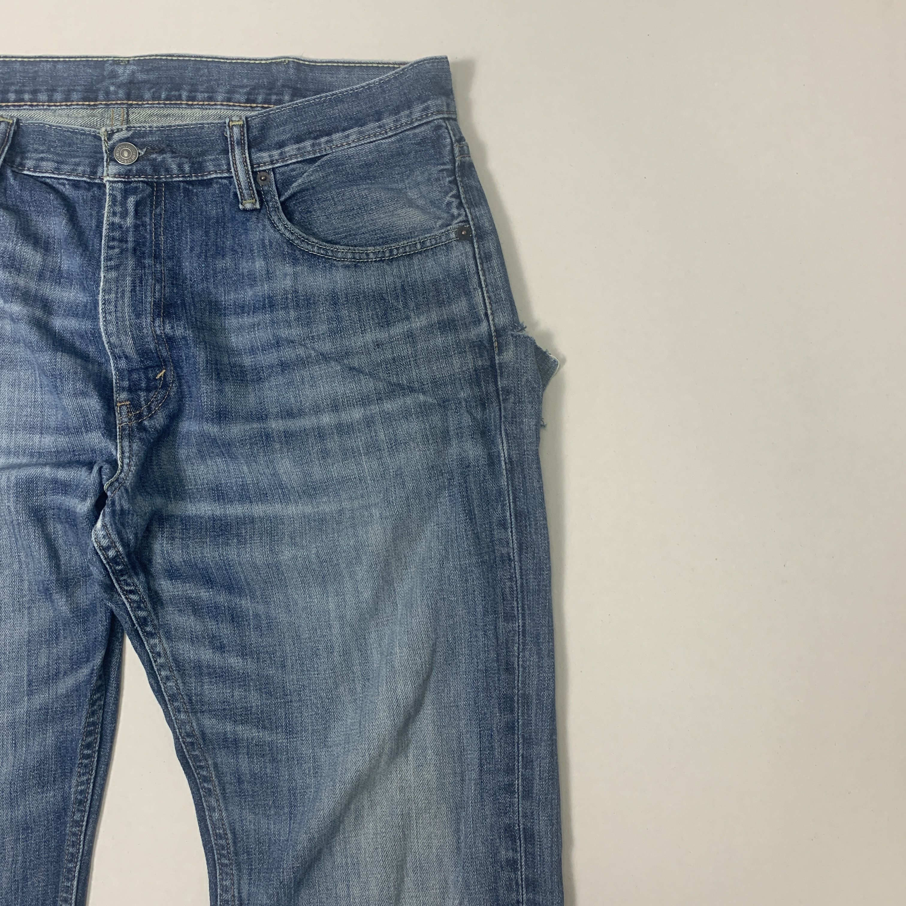 Levi's Vintage LEVI'S 527 Flared Boot Cut Faded Jeans P0023 Size US 38 / EU 54 - 2 Thumbnail