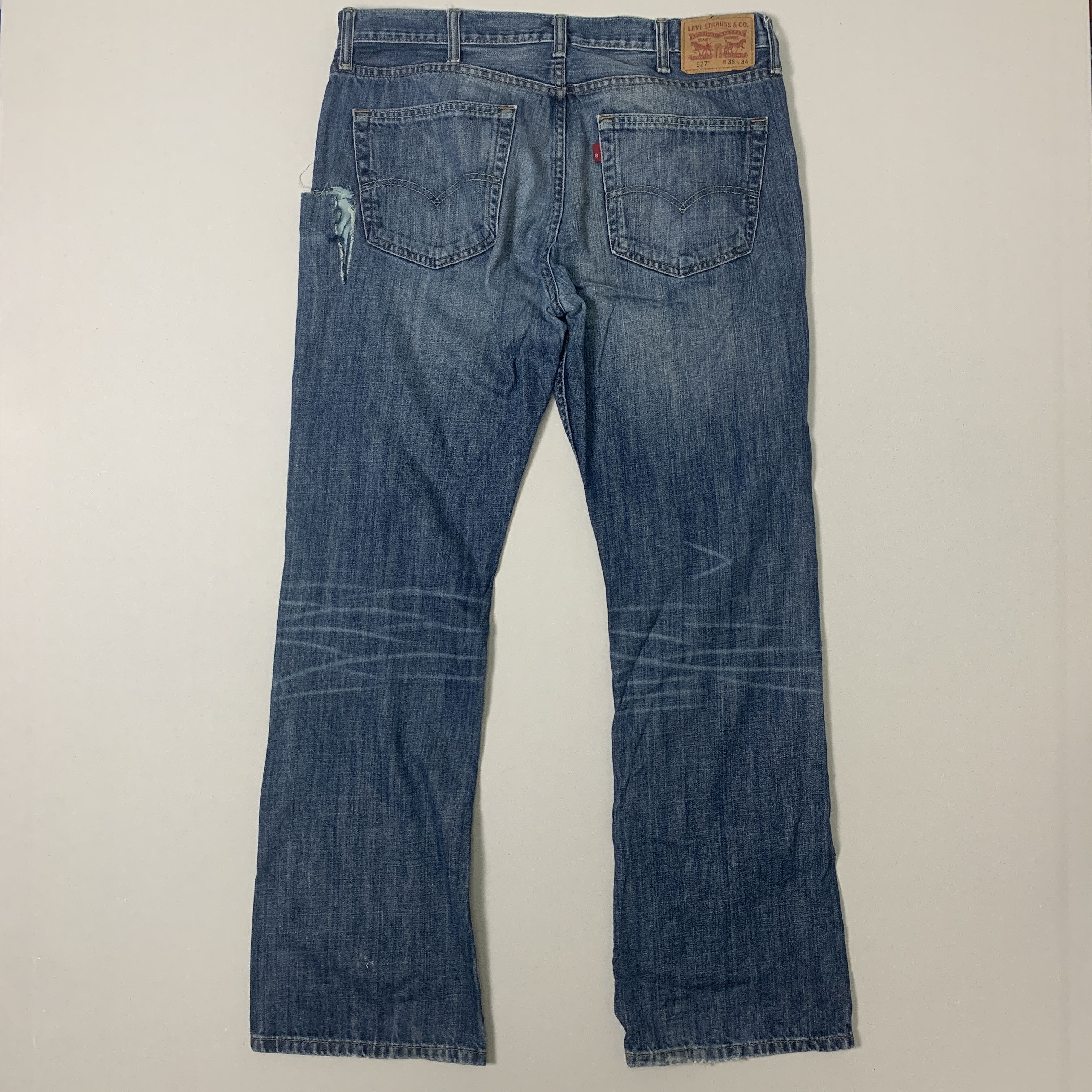 Levi's Vintage LEVI'S 527 Flared Boot Cut Faded Jeans P0023 Size US 38 / EU 54 - 22 Thumbnail
