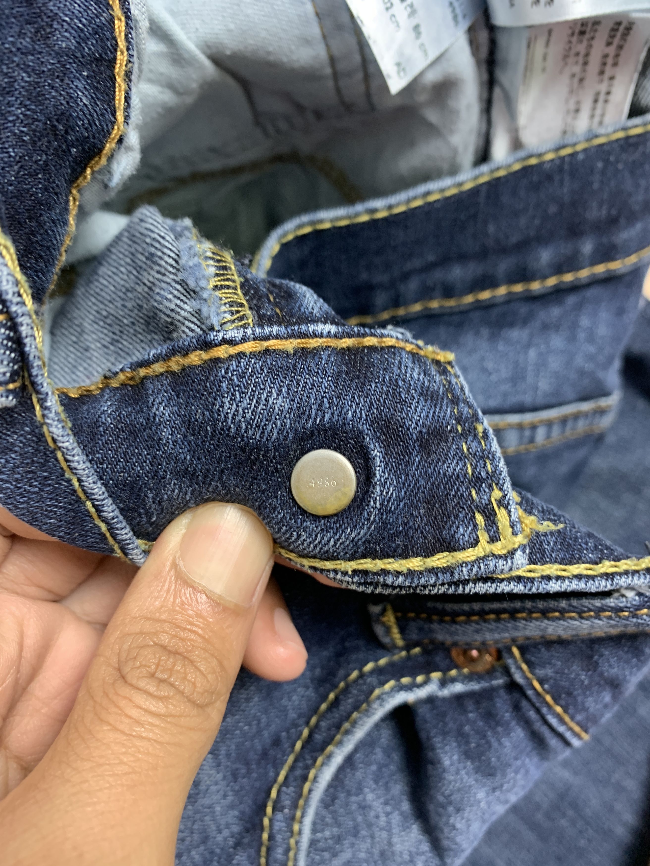 Levi's Vintage Levis 541 Straight Cut Faded Blue Jeans Size US 33 - 17 Thumbnail
