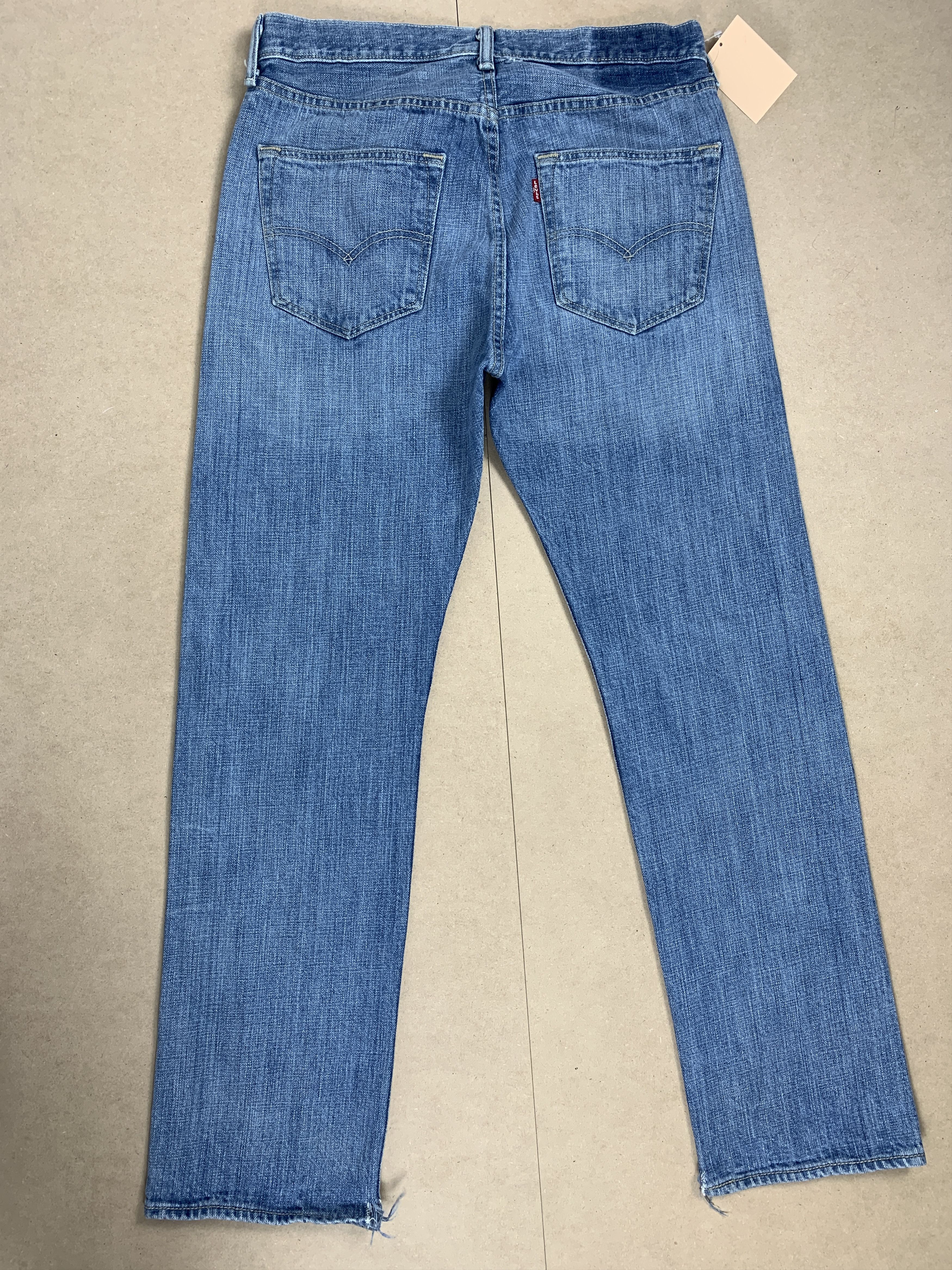 Levi's Vintage Levis 501 90s Straight Cut Faded Jeans P0349 Size US 31 - 5 Thumbnail