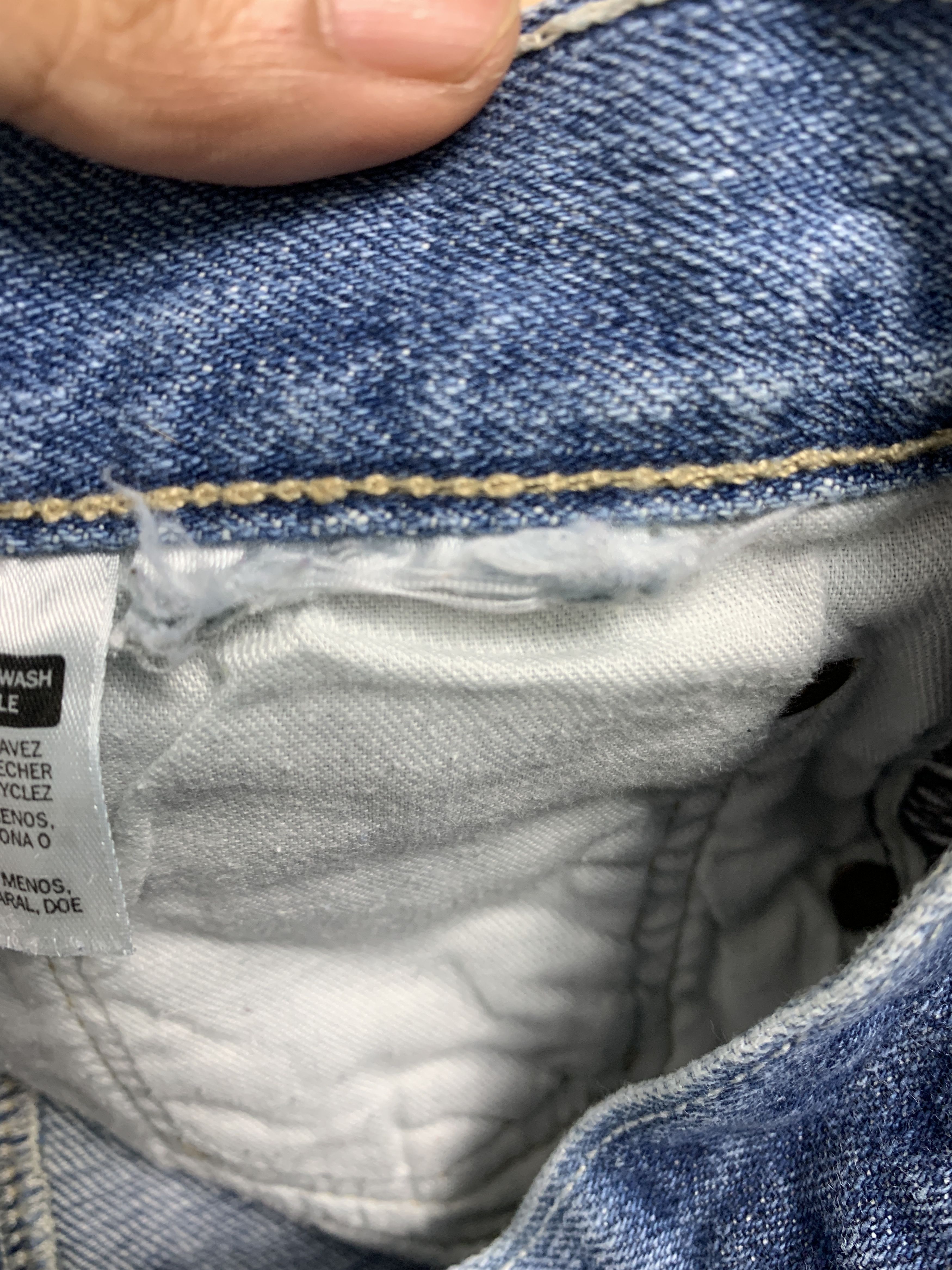 Levi's Vintage Levis 501 90s Straight Cut Faded Jeans P0349 Size US 31 - 11 Thumbnail