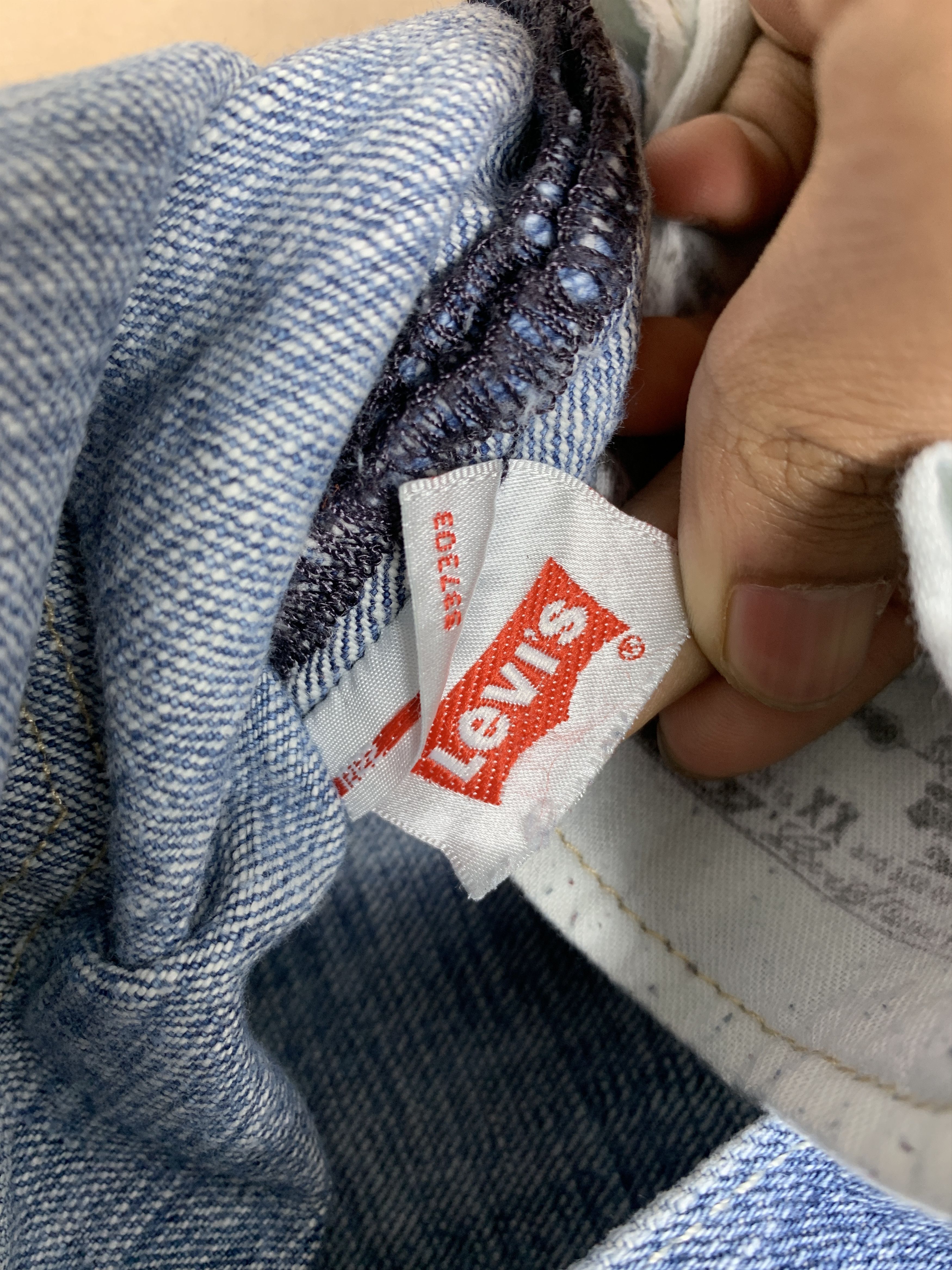 Levi's Vintage Levis 501 90s Straight Cut Faded Jeans P0349 Size US 31 - 10 Thumbnail