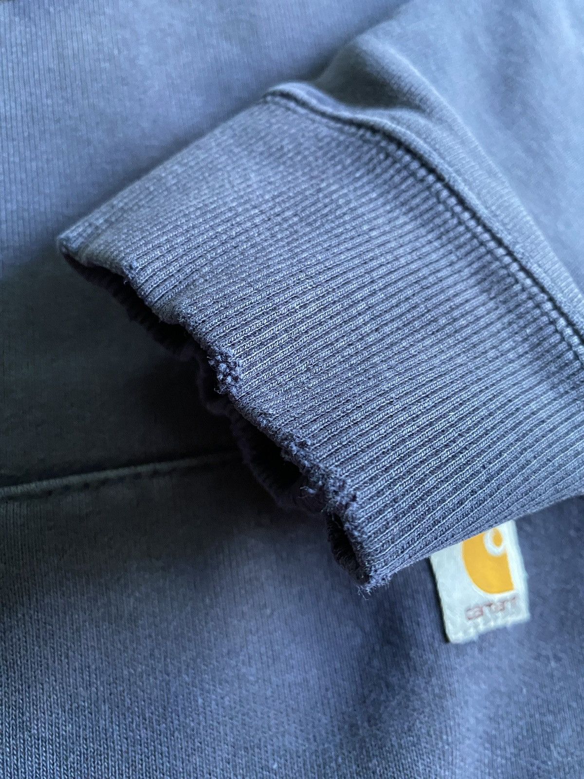 Carhartt 2008 Carhartt Women’s Dark Navy Raglan Hoodie Sweatshirt Size L / US 10 / IT 46 - 13 Thumbnail