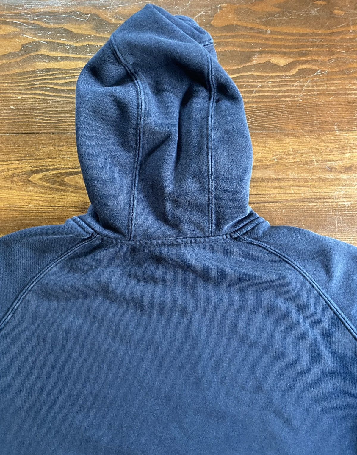 Carhartt 2008 Carhartt Women’s Dark Navy Raglan Hoodie Sweatshirt Size L / US 10 / IT 46 - 16 Thumbnail