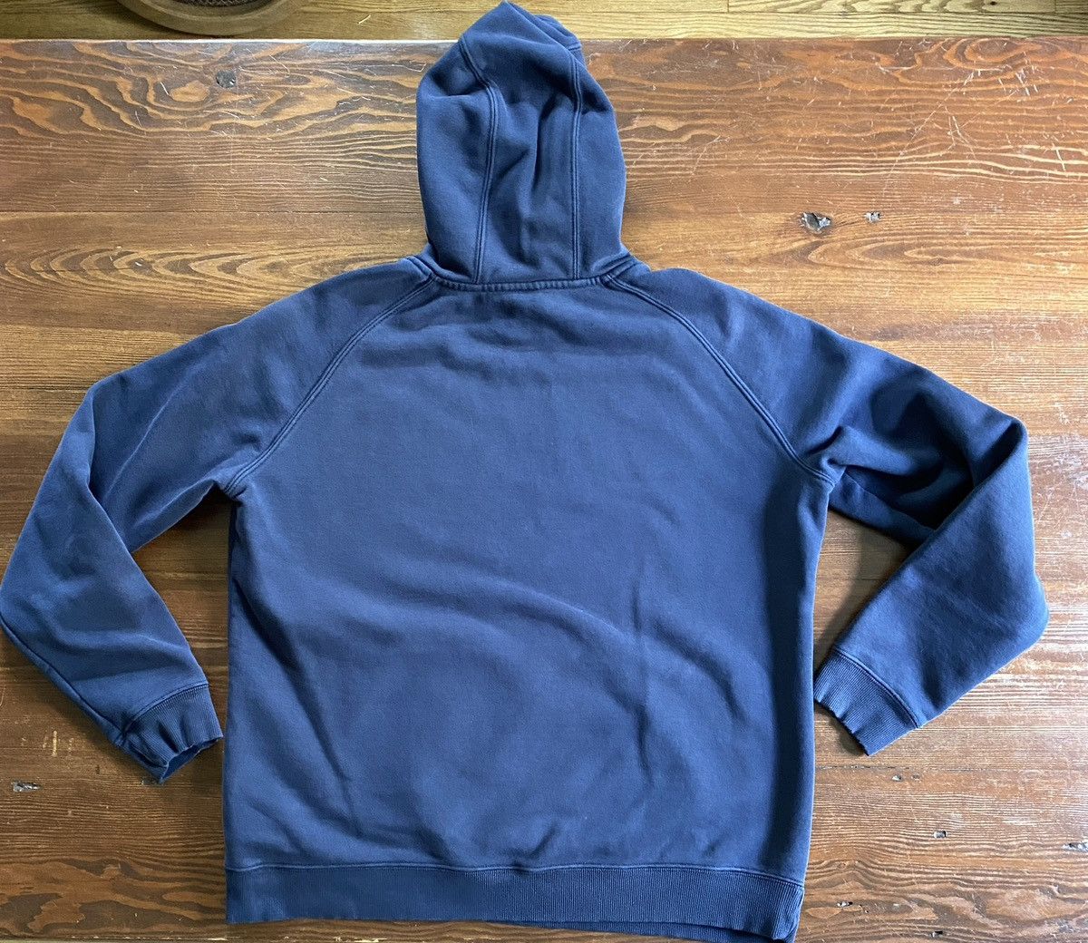 Carhartt 2008 Carhartt Women’s Dark Navy Raglan Hoodie Sweatshirt Size L / US 10 / IT 46 - 15 Thumbnail