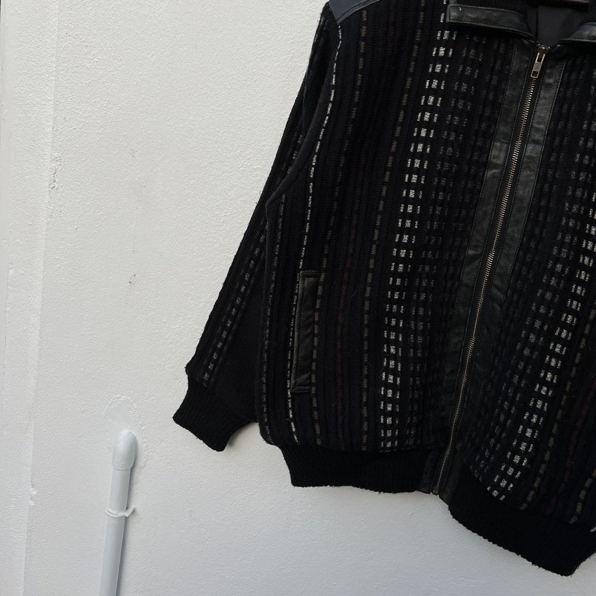 Japanese Brand VINTAGE CASUAL RACOUT RARE DESIGN LEATHER ISSEY MIYAKE STYLE Size US L / EU 52-54 / 3 - 4 Thumbnail