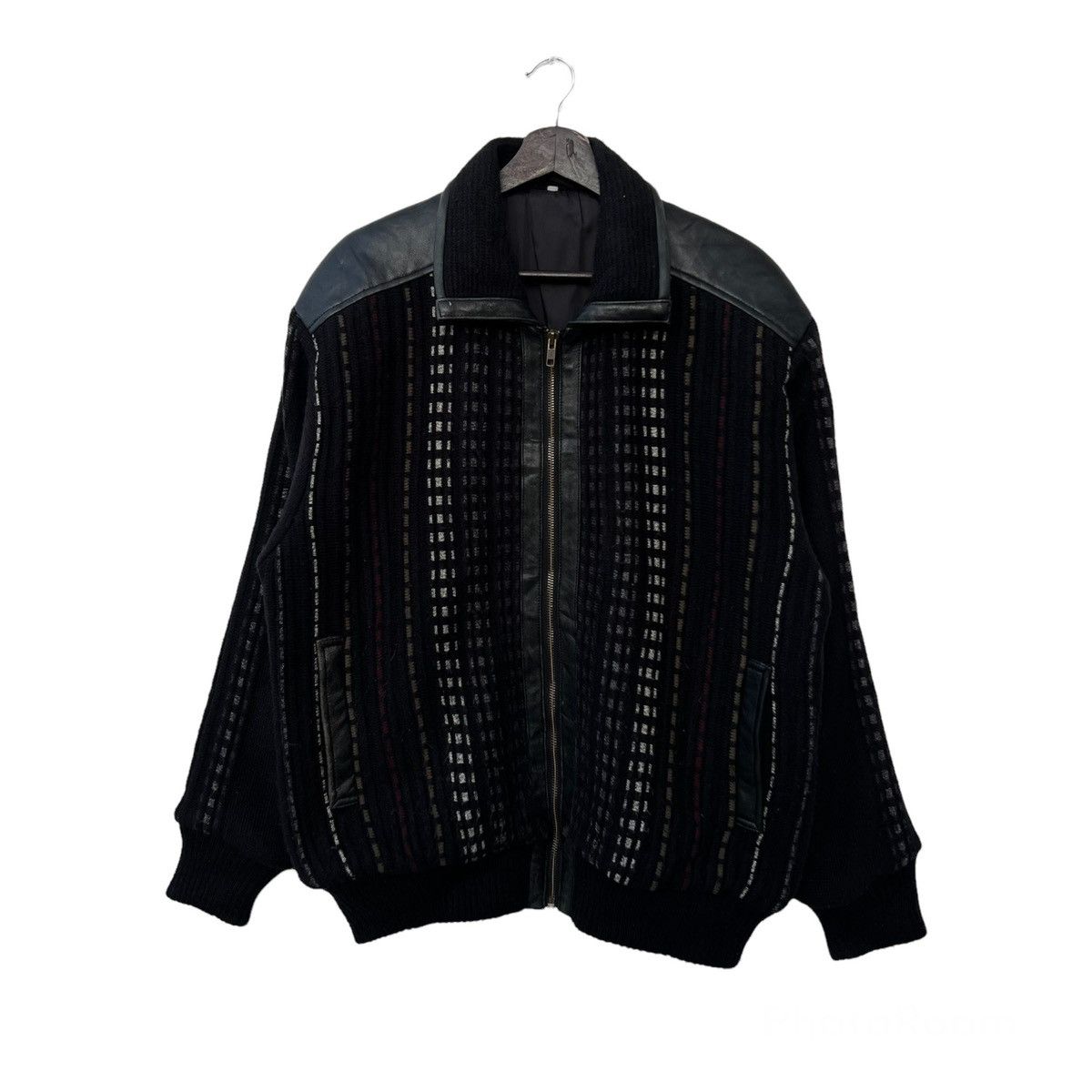 Japanese Brand VINTAGE CASUAL RACOUT RARE DESIGN LEATHER ISSEY MIYAKE STYLE Size US L / EU 52-54 / 3 - 1 Thumbnail