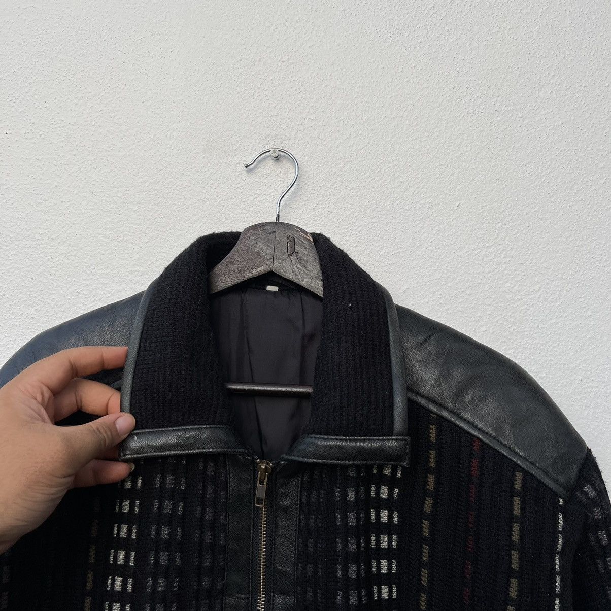 Japanese Brand VINTAGE CASUAL RACOUT RARE DESIGN LEATHER ISSEY MIYAKE STYLE Size US L / EU 52-54 / 3 - 8 Thumbnail