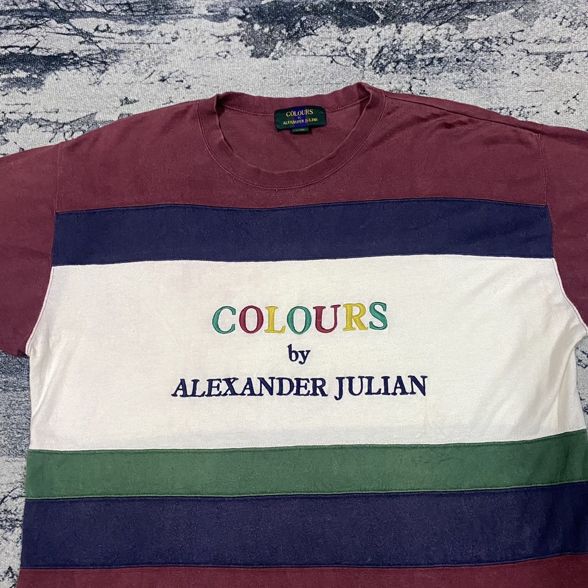 Alexander Julian × Colours × Designer Vintage Colours by Alexander Julian Tee Size US L / EU 52-54 / 3 - 2 Thumbnail