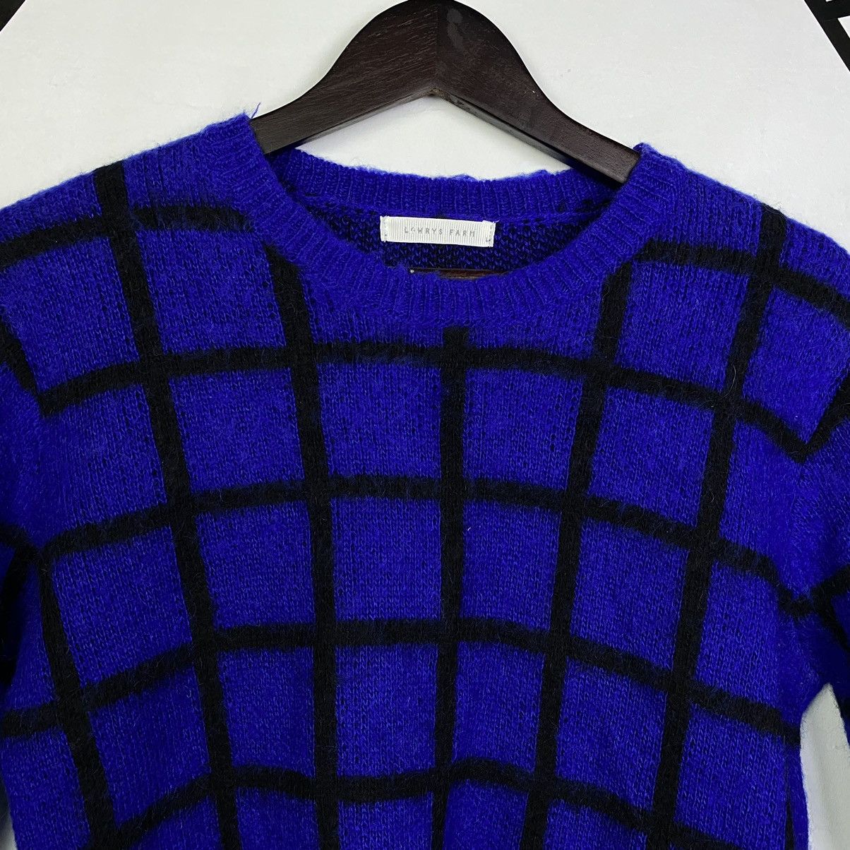 Aran Isles Knitwear × Japanese Brand × Vintage OFFER🔥Vintage Plaid Knitwear Jumper Sweater Size M / US 6-8 / IT 42-44 - 6 Thumbnail