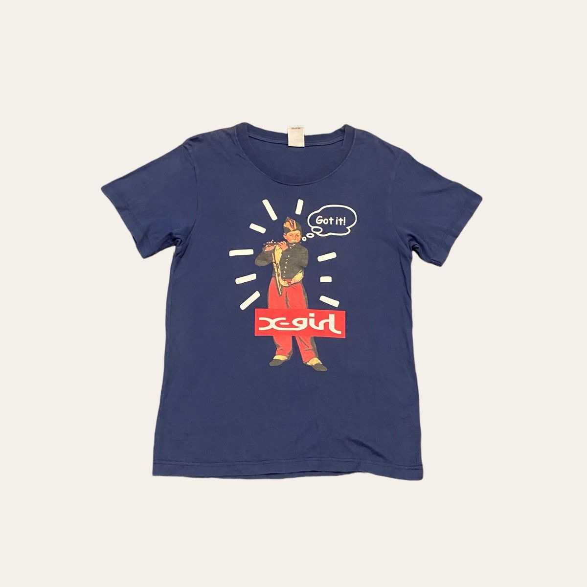 Girl Skateboards × Japanese Brand × Vintage Vintage Japanese Brand Xgirl Printed Tees Size US M / EU 48-50 / 2 - 1 Thumbnail