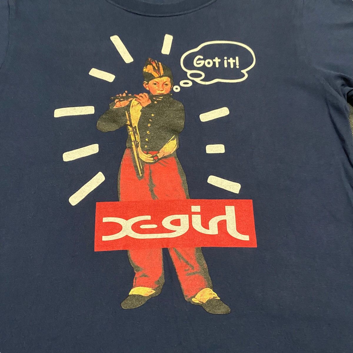 Girl Skateboards × Japanese Brand × Vintage Vintage Japanese Brand Xgirl Printed Tees Size US M / EU 48-50 / 2 - 3 Thumbnail