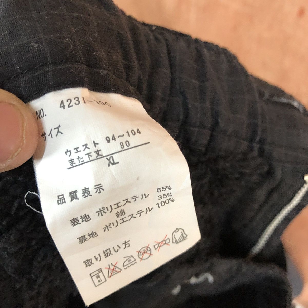 Japanese Brand DLL Japanese Brand checkered hiking Cargo Pants #1482 Size US 35 - 12 Thumbnail