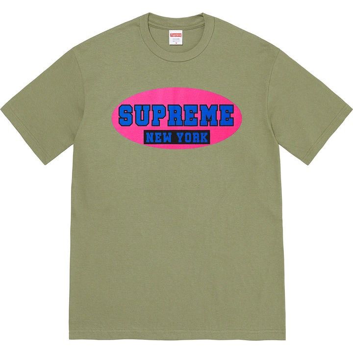 image of Supreme New York Tee in Olive, Men's (Size XL)