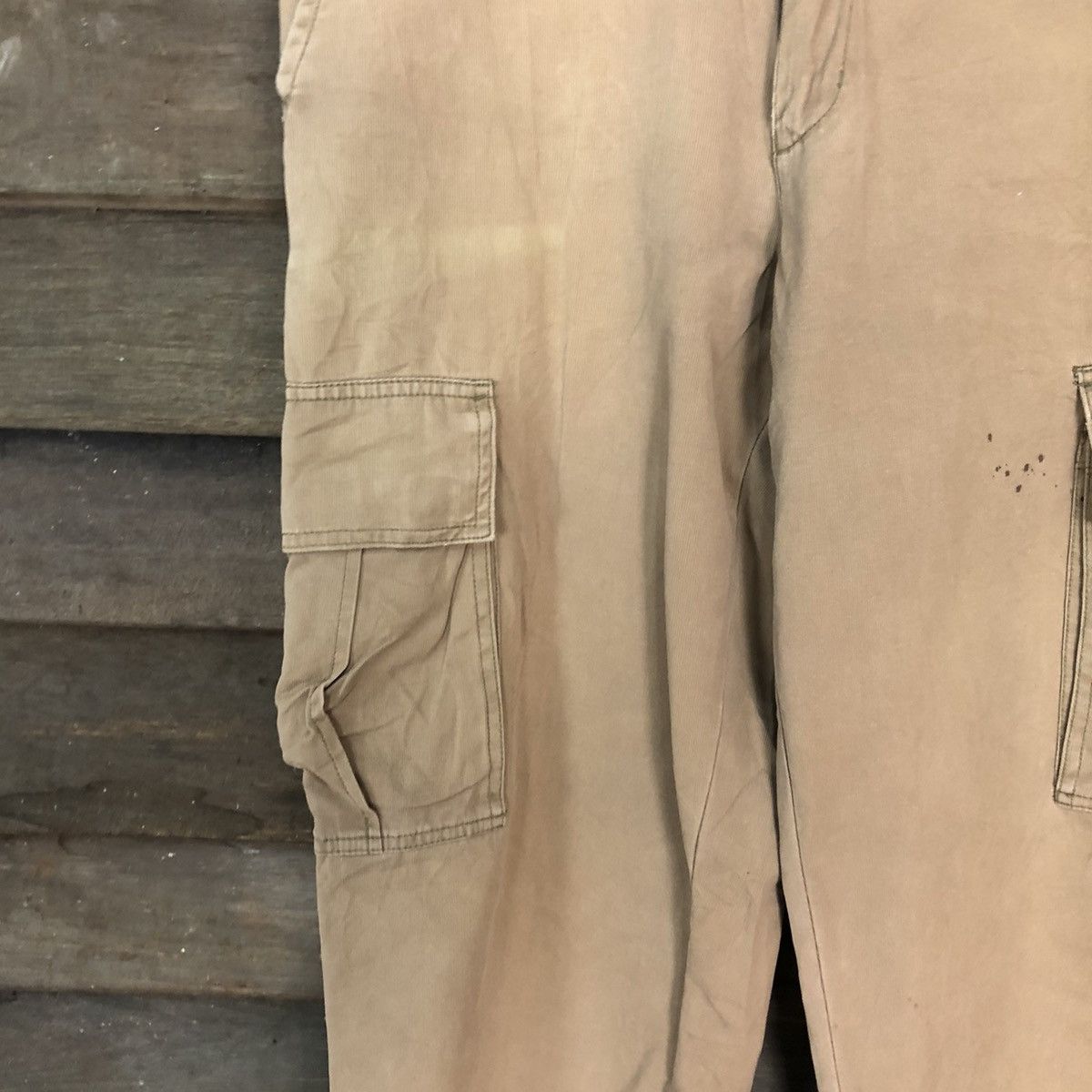 Japanese Brand Japanese Brand Brown mutlipocket tactical Cargo Pants #6910 Size US 32 / EU 48 - 6 Thumbnail