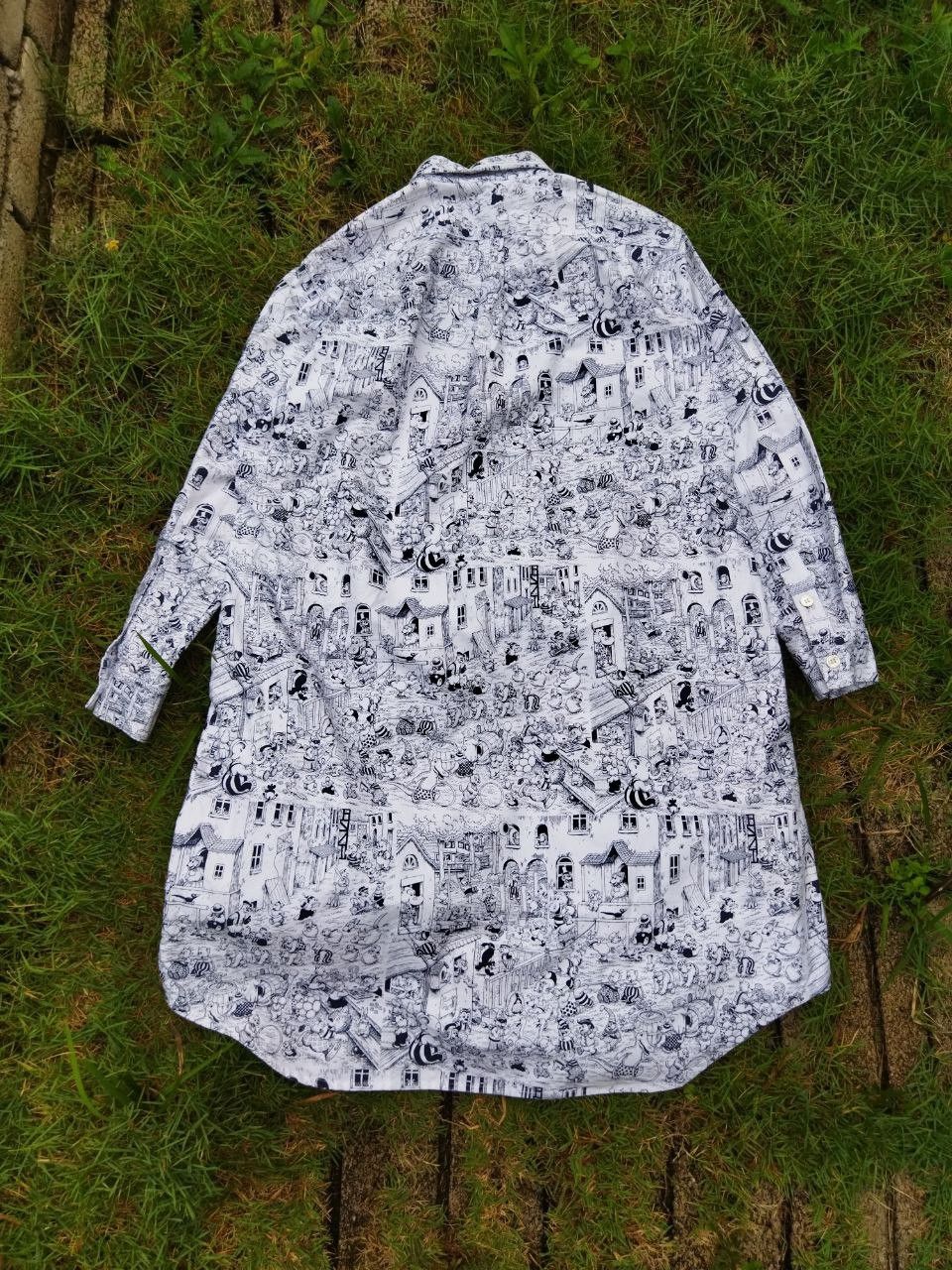 Issey Miyake Vintage Ne-Net Issey Miyake Overprint Shirt Size XS / US 0-2 / IT 36-38 - 6 Thumbnail
