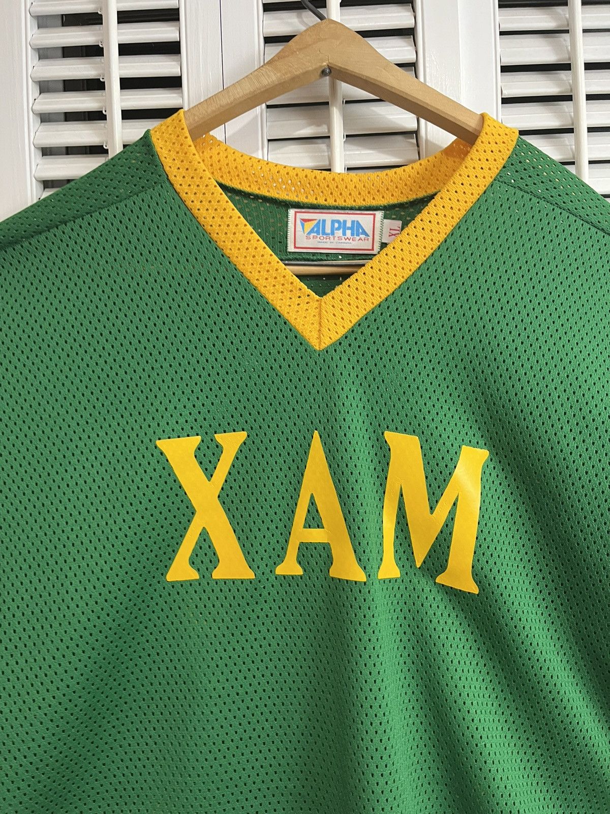 Vintage Vintage 90s College Fraternal Hockey Jersey Size US XL / EU 56 / 4 - 3 Thumbnail