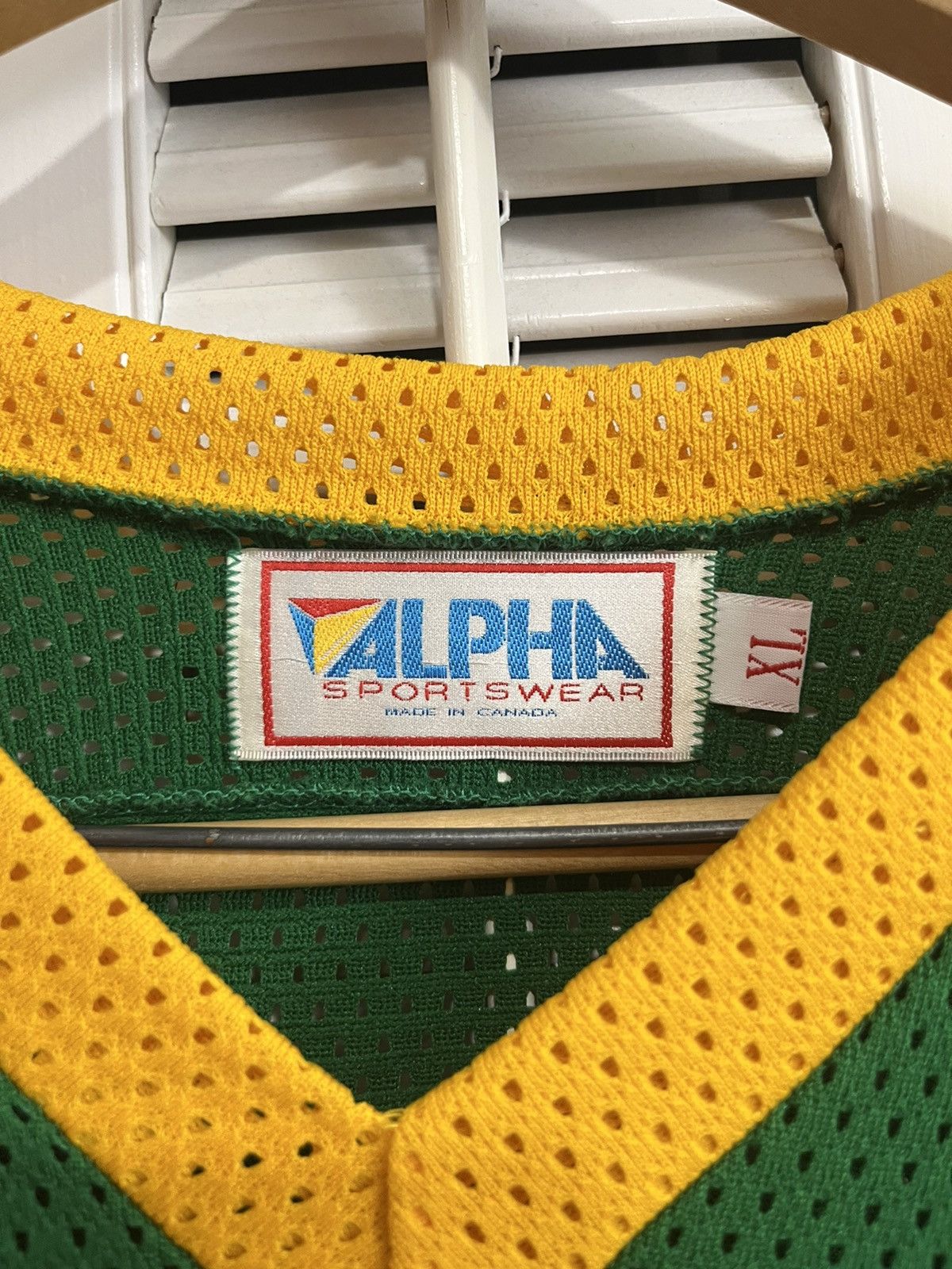 Vintage Vintage 90s College Fraternal Hockey Jersey Size US XL / EU 56 / 4 - 4 Thumbnail