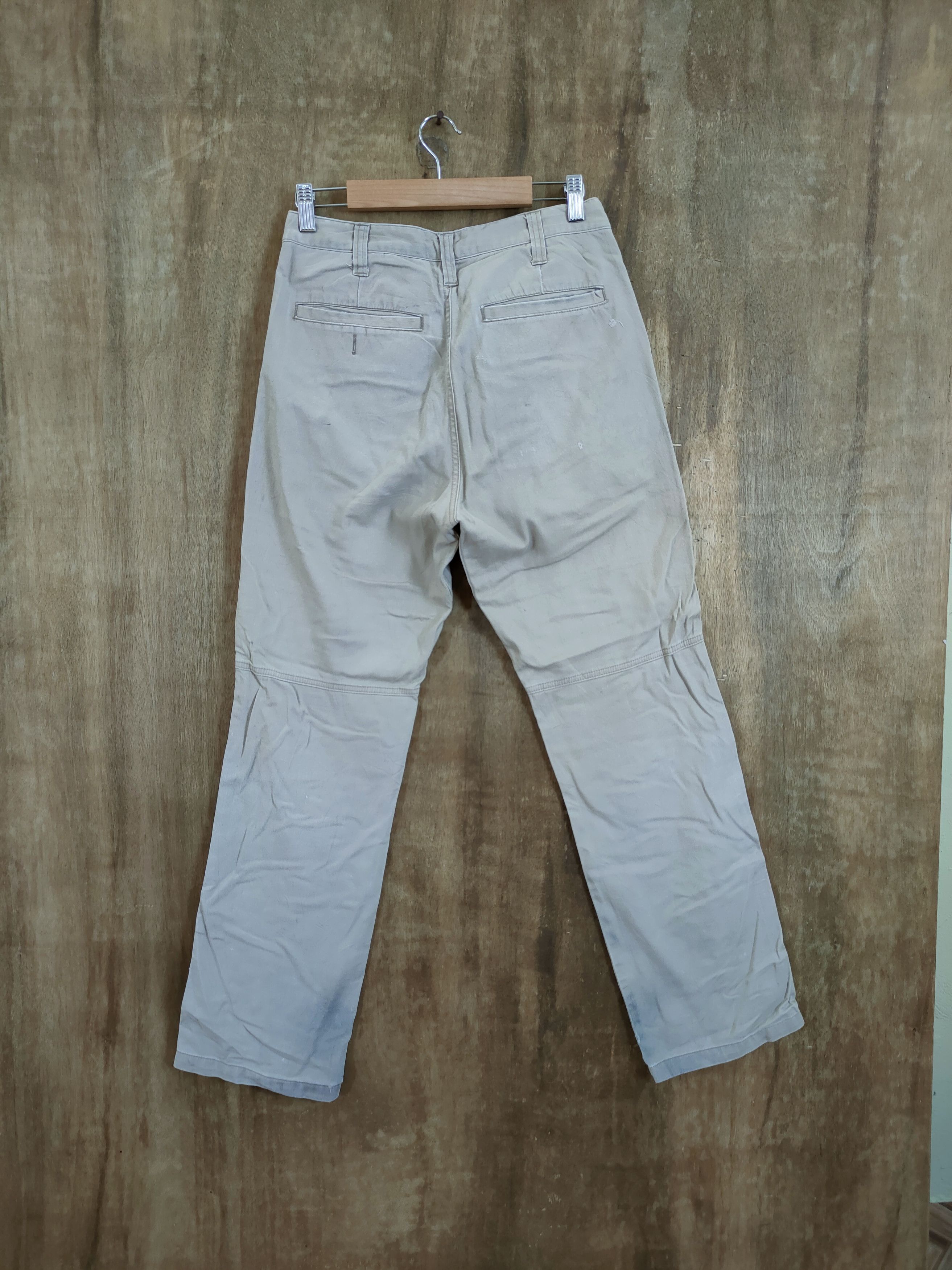 Japanese Brand DL Japan patchwork dirty thrashed worn cargo pants #46-719 Size US 29 - 8 Thumbnail