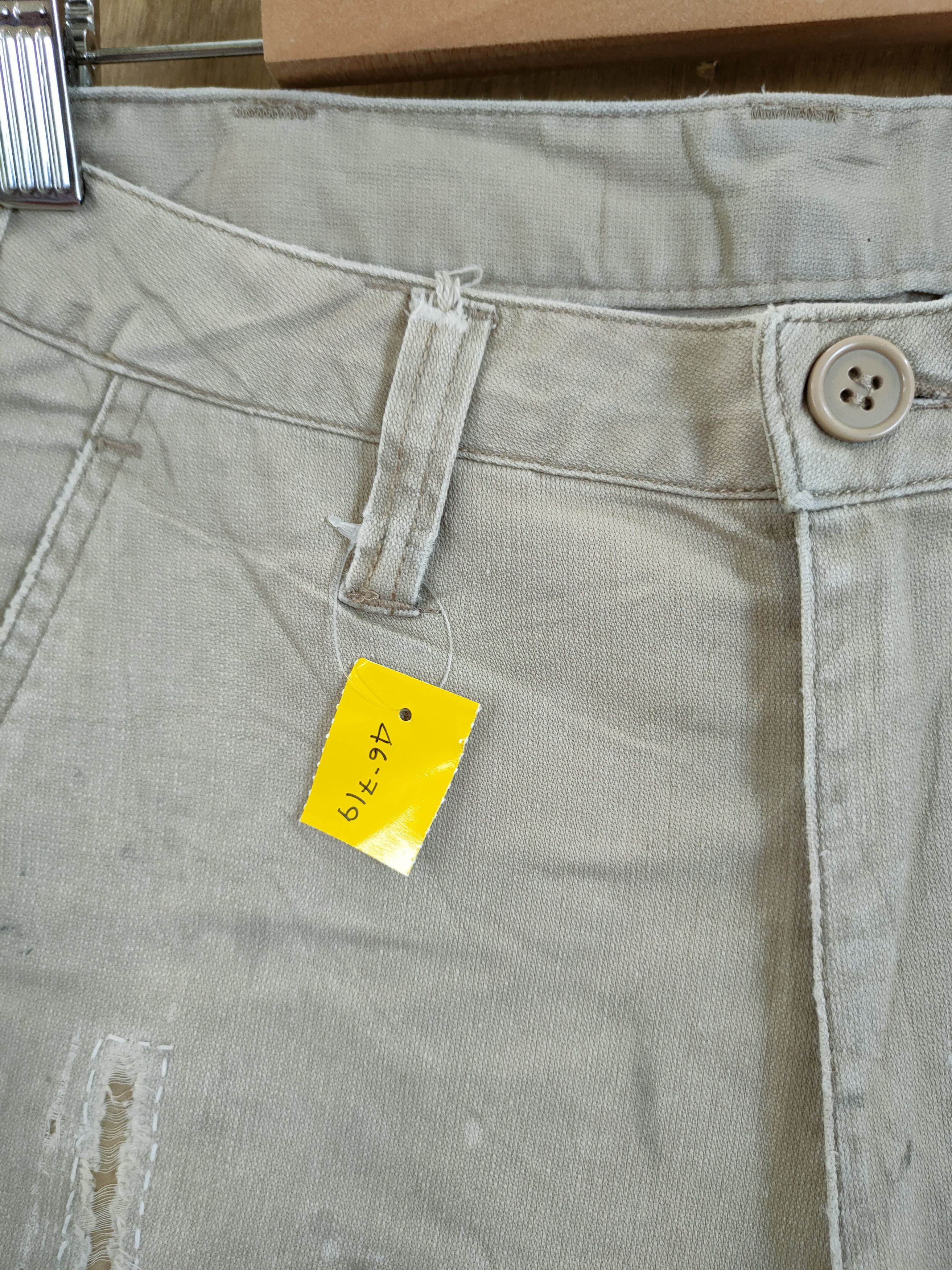 Japanese Brand DL Japan patchwork dirty thrashed worn cargo pants #46-719 Size US 29 - 7 Thumbnail