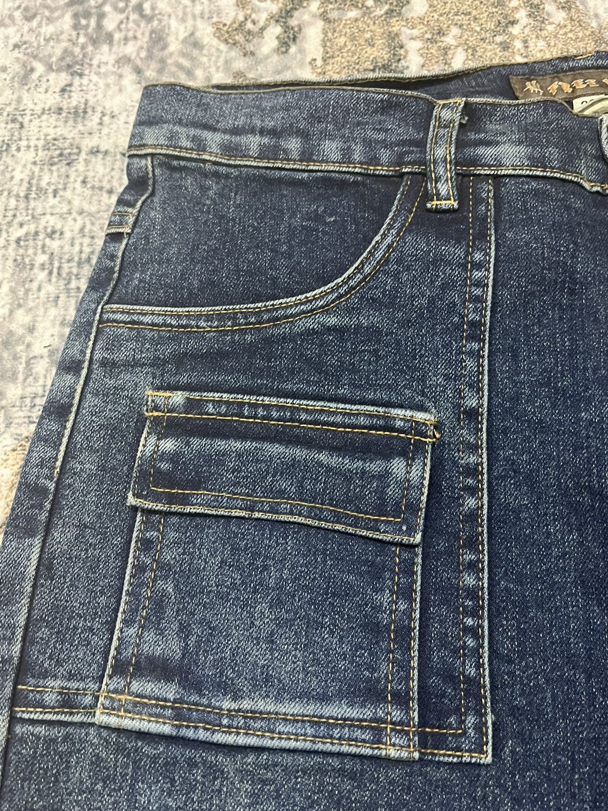 Japanese Brand × Vintage Vintage Wind Jeans Bush Pants Pocket Boot Cut Fleare Size US 30 / EU 46 - 3 Thumbnail