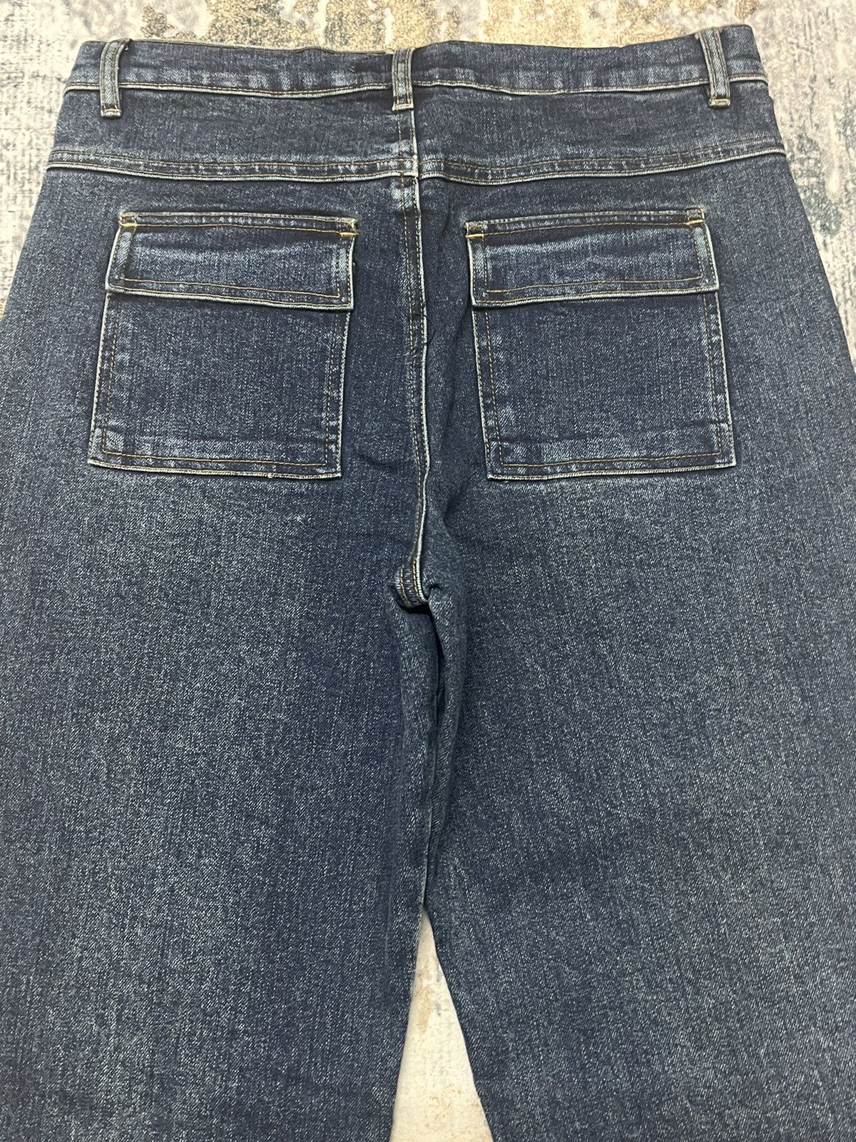Japanese Brand × Vintage Vintage Wind Jeans Bush Pants Pocket Boot Cut Fleare Size US 30 / EU 46 - 9 Thumbnail