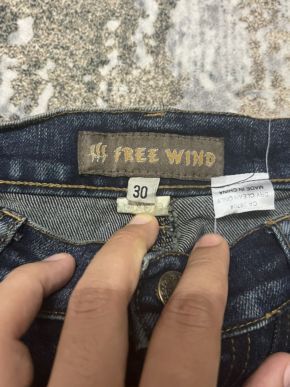 Japanese Brand × Vintage Vintage Wind Jeans Bush Pants Pocket Boot Cut Fleare Size US 30 / EU 46 - 6 Thumbnail