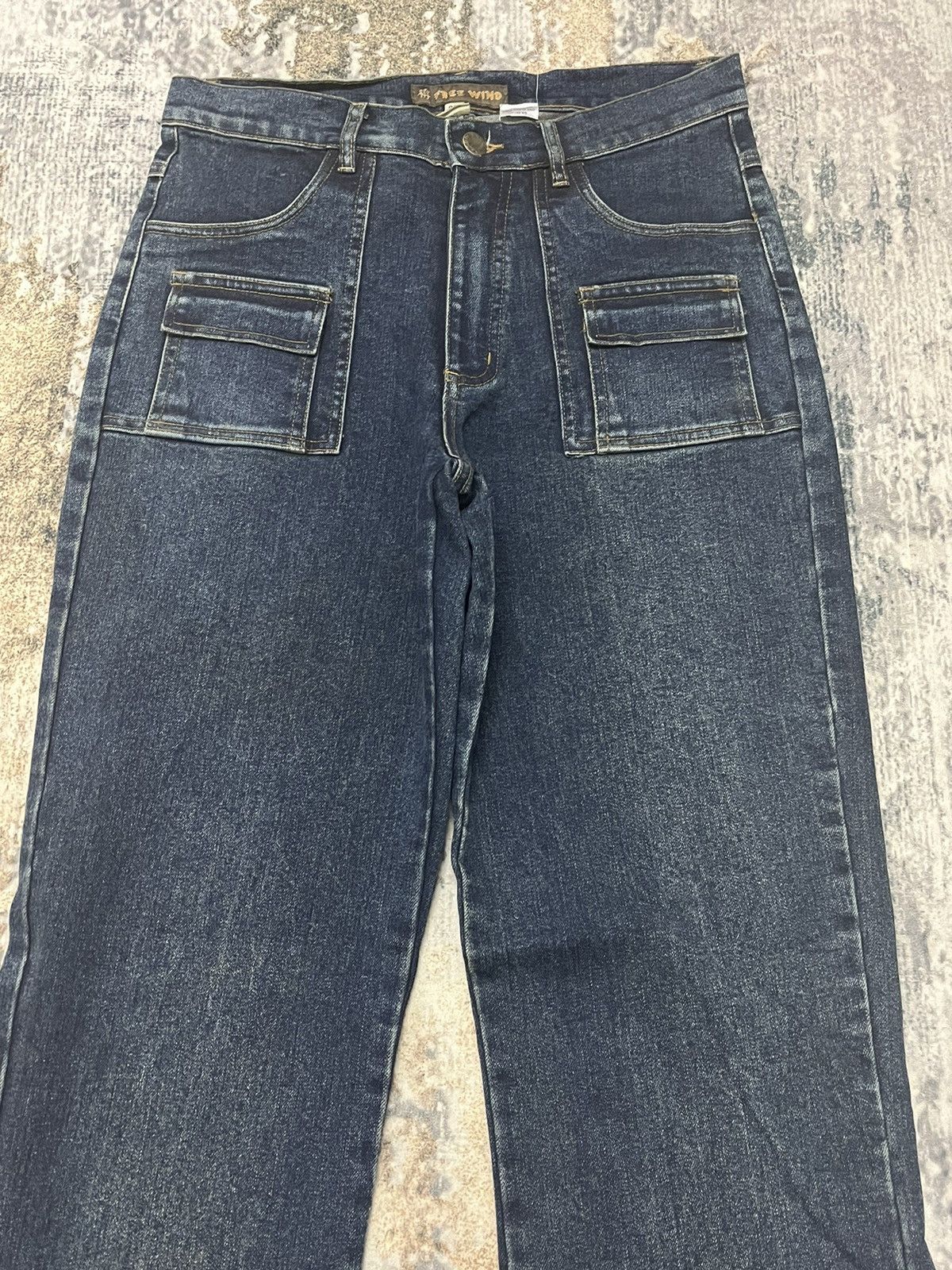 Japanese Brand × Vintage Vintage Wind Jeans Bush Pants Pocket Boot Cut Fleare Size US 30 / EU 46 - 2 Thumbnail