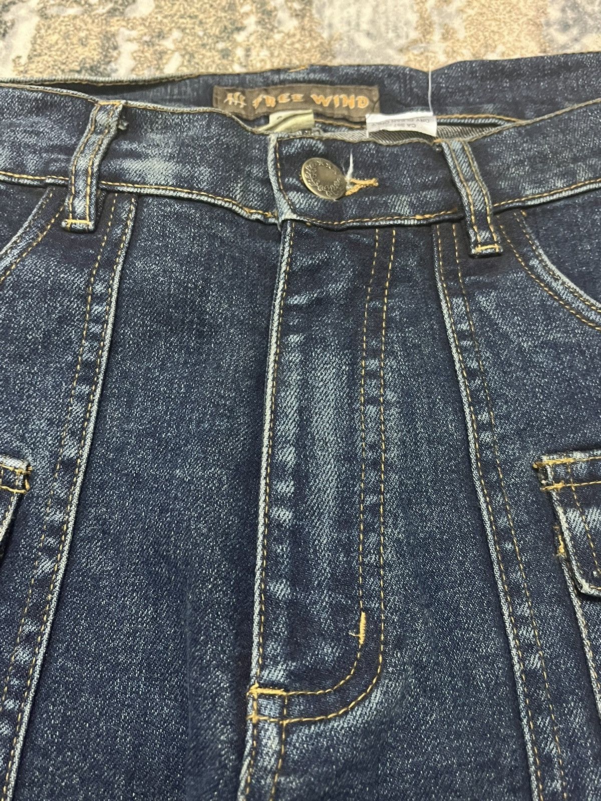 Japanese Brand × Vintage Vintage Wind Jeans Bush Pants Pocket Boot Cut Fleare Size US 30 / EU 46 - 4 Thumbnail