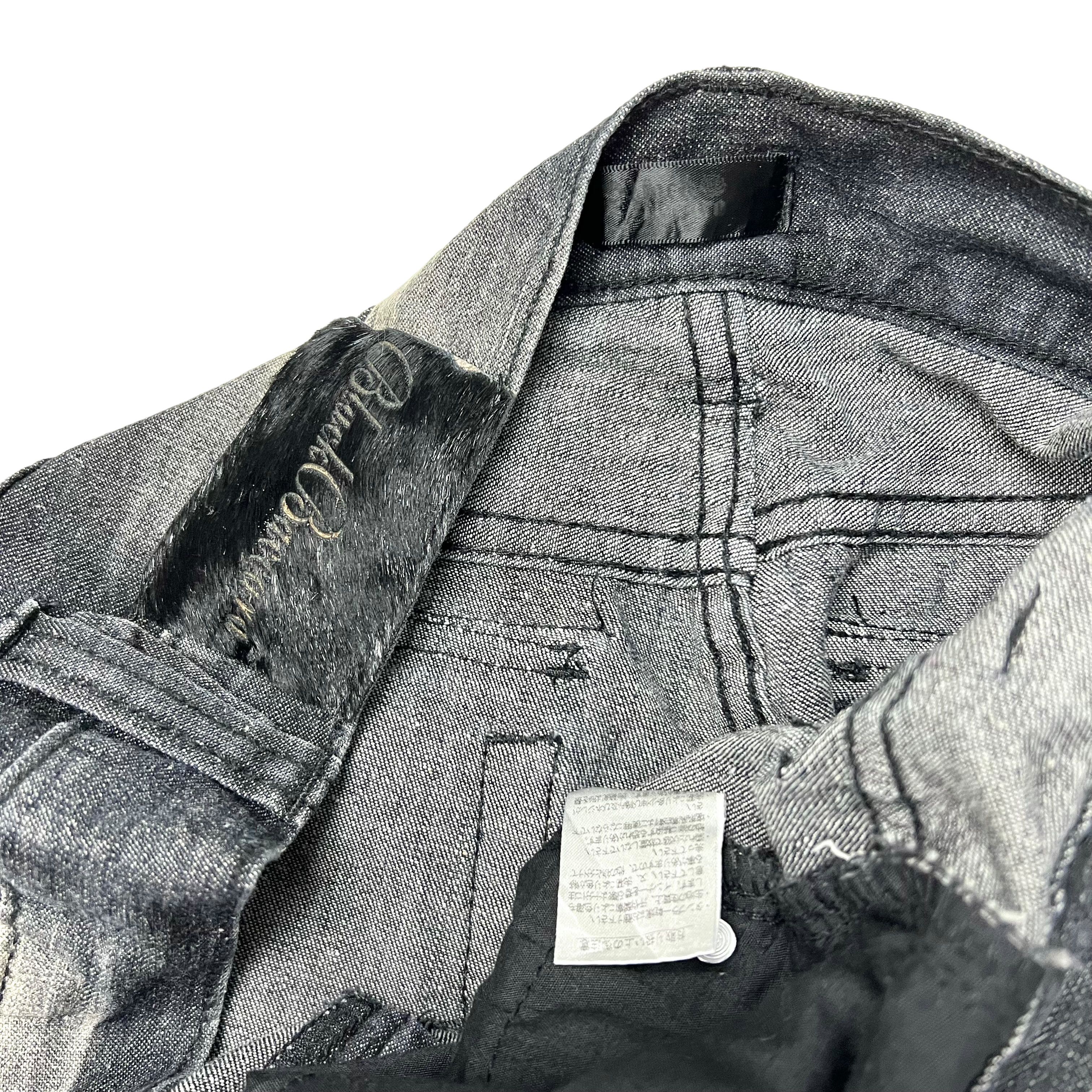 Japanese Brand × Seditionaries Black Baccara Gothic Punk Distressed Flared Ripped Denim Size US 32 / EU 48 - 8 Thumbnail