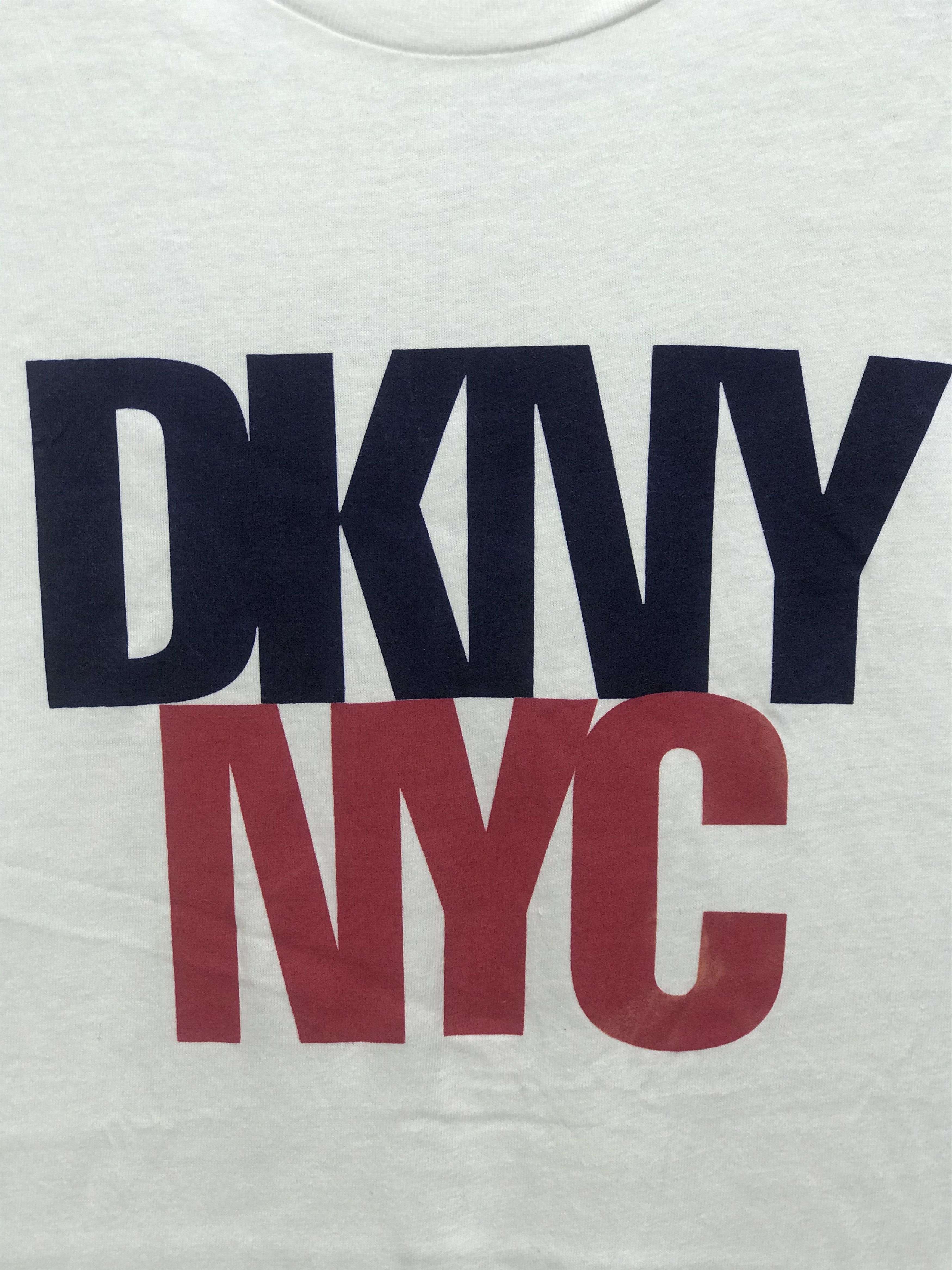 DKNY VINTAGE DKNY NYC SPELLOUT LOGO TEES Size US XL / EU 56 / 4 - 2 Thumbnail