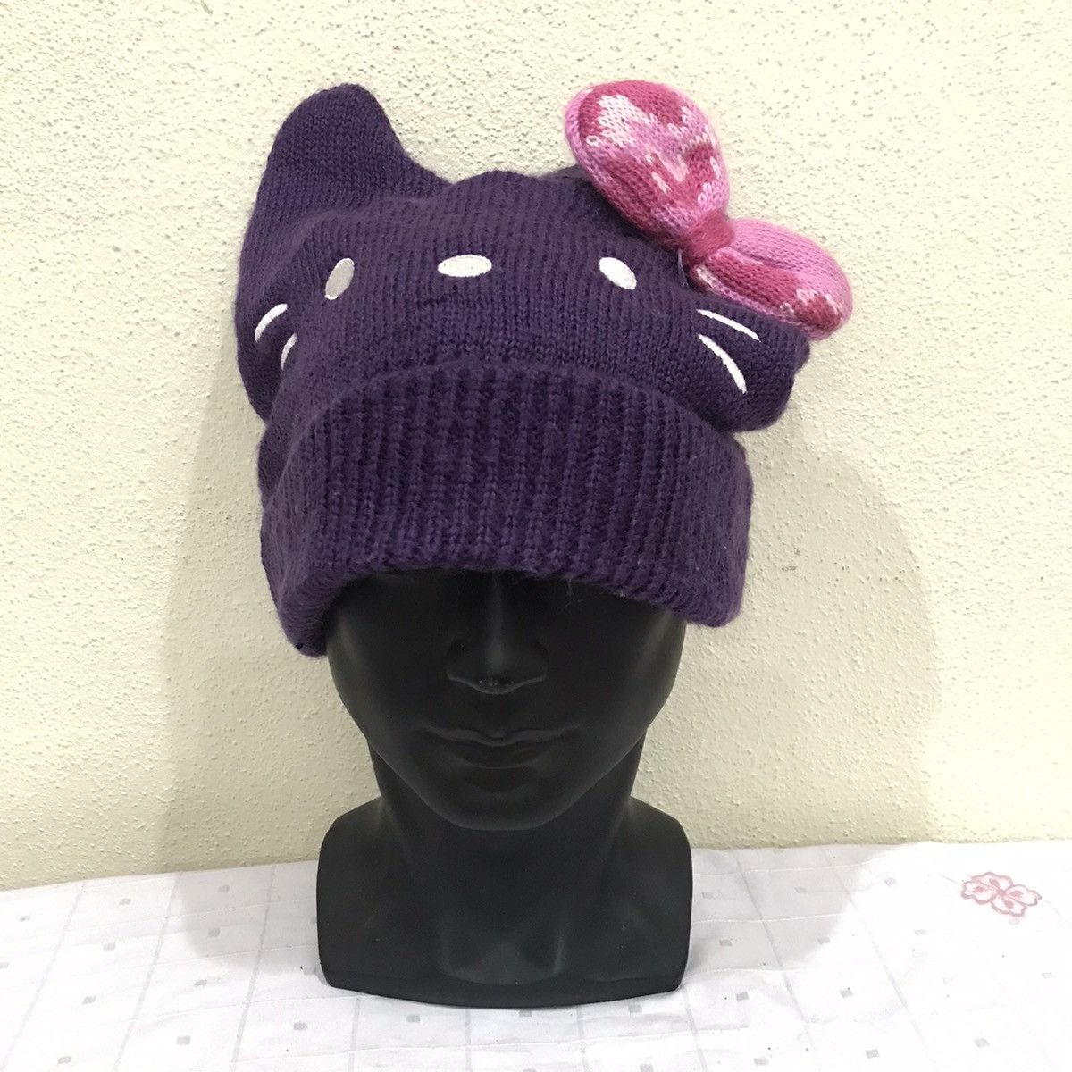 Cartoon Network Hello Kitty Bunny Horn Beanie Hat Size ONE SIZE - 2 Thumbnail