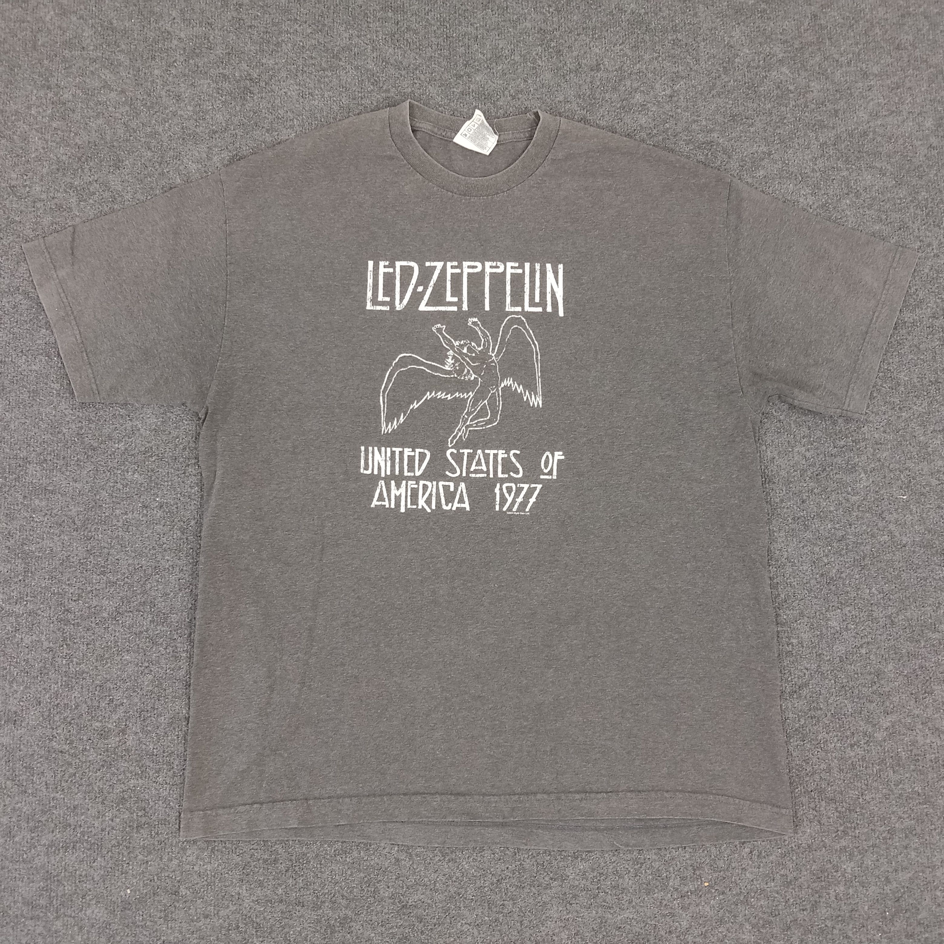 Band Tees × Led Zeppelin × Vintage Led-Zeppelin American Rock Band Tour Tshirt Size US XL / EU 56 / 4 - 1 Thumbnail