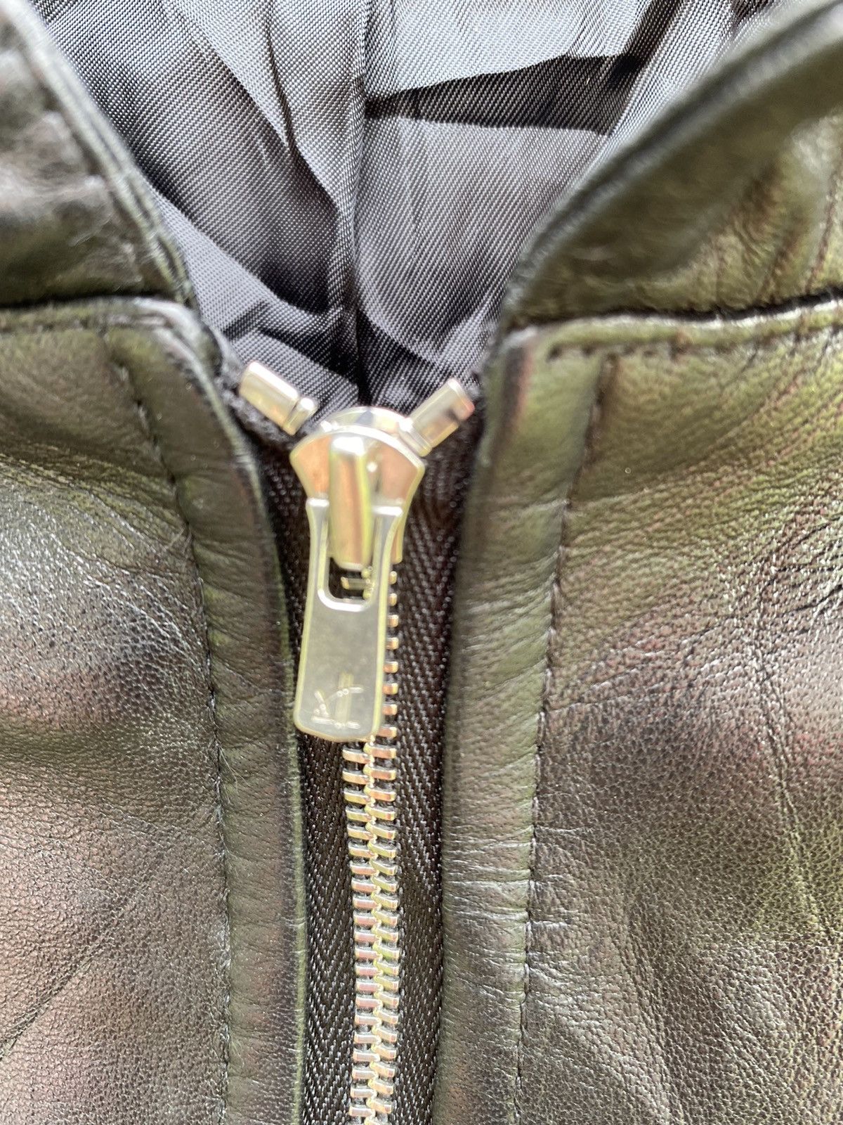 ABAHOUSE Abahouse Sheep Leather Jacket Hood Fur Racoon Size US M / EU 48-50 / 2 - 12 Thumbnail
