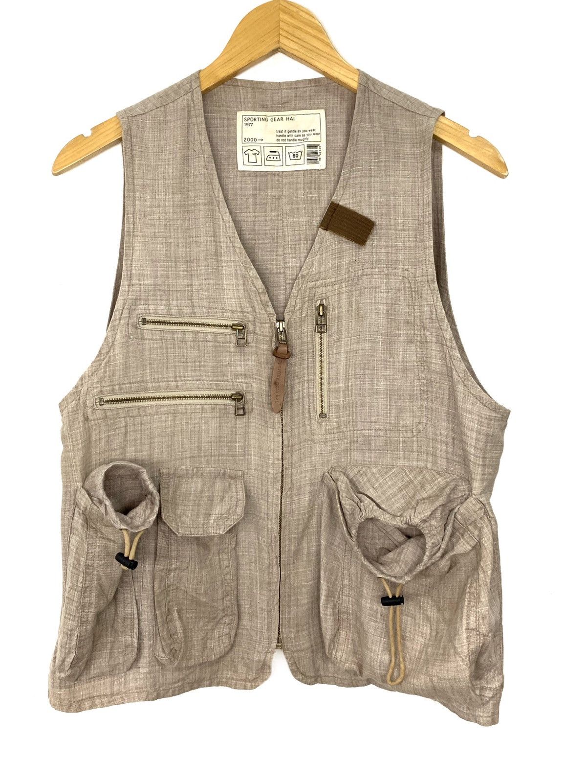 Final Home × Issey Miyake 🎌 AW1977 Issey Miyake Kamikaze Tactical Cargo Vest Size US M / EU 48-50 / 2 - 1 Thumbnail