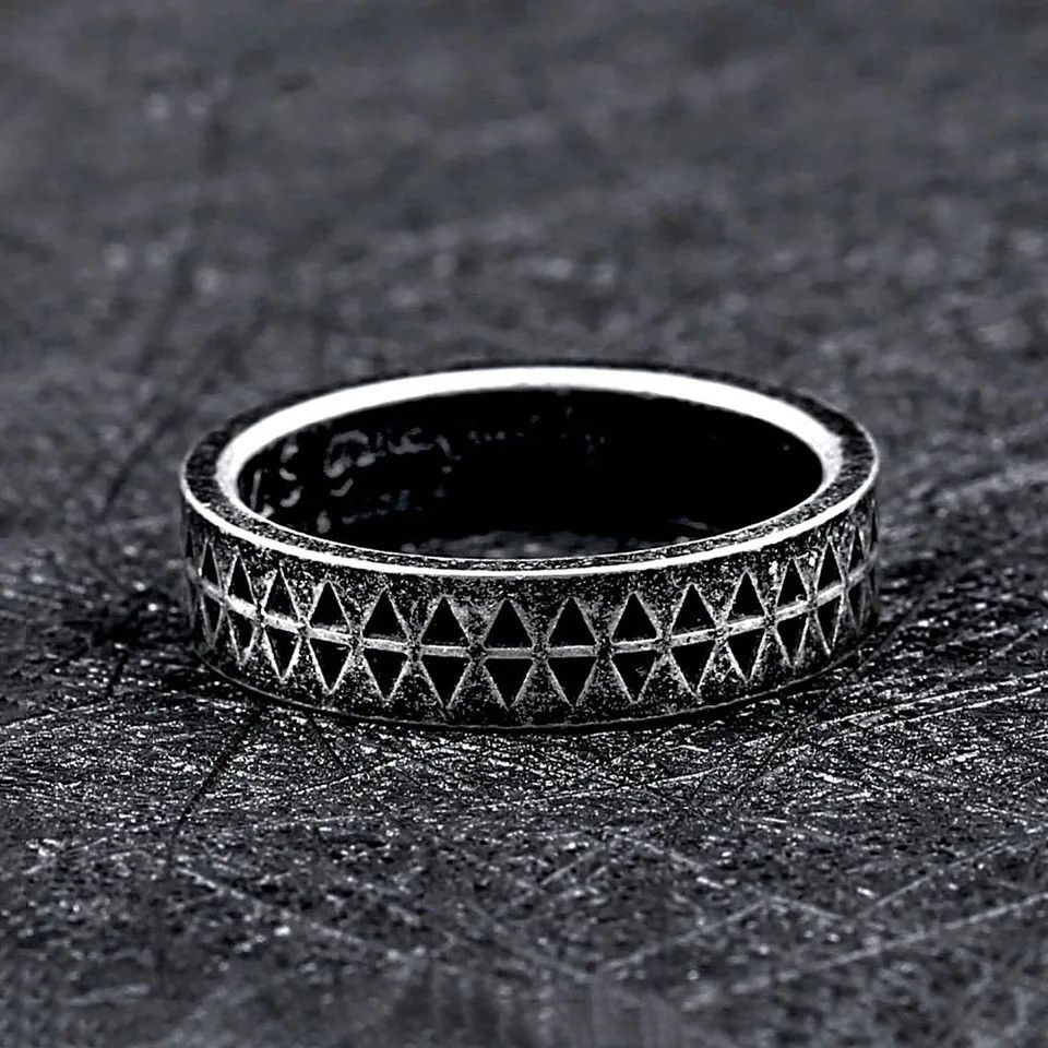 Jewelry Creative Simple Sawtooth Ring Size ONE SIZE - 3 Thumbnail