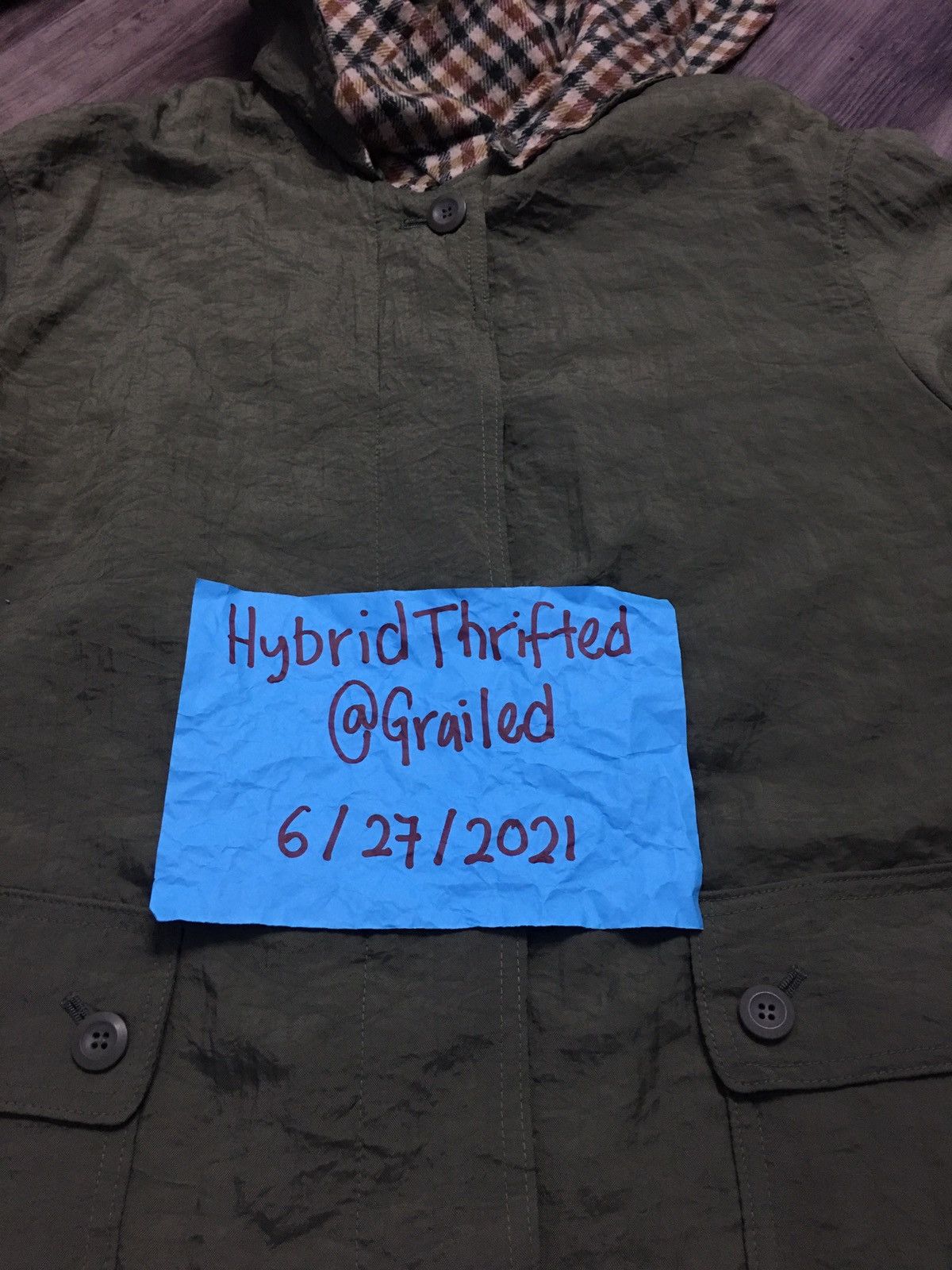 Japanese Brand Vintage Parka Nylon Army Style Size US L / EU 52-54 / 3 - 14 Thumbnail