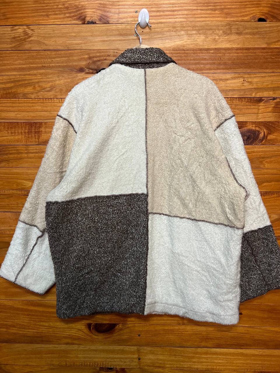 Japanese Brand DUAL OBJECTS PATCHWORK FLEECE JACKET Size US M / EU 48-50 / 2 - 8 Thumbnail