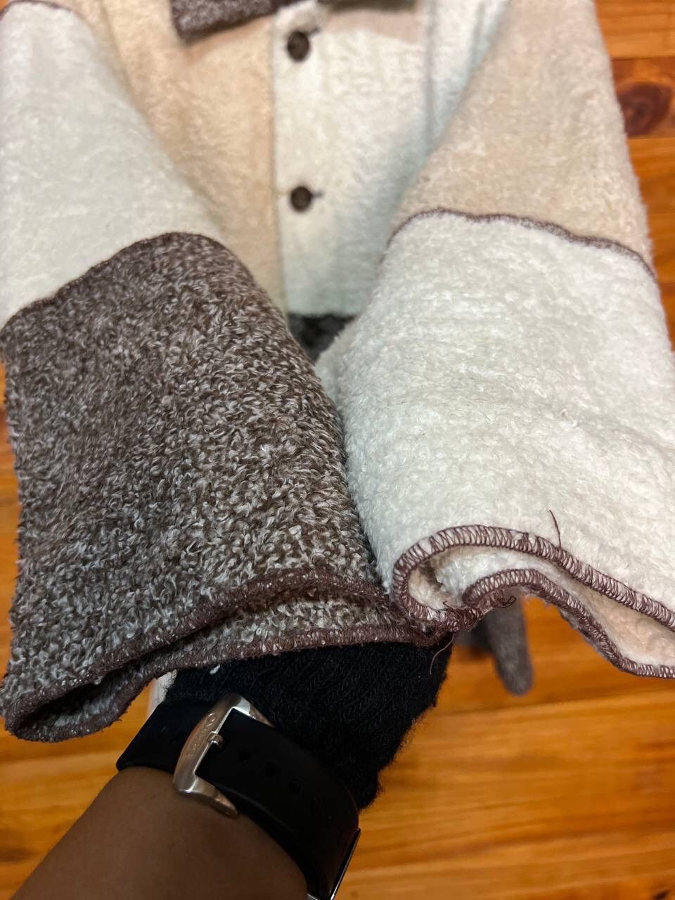Japanese Brand DUAL OBJECTS PATCHWORK FLEECE JACKET Size US M / EU 48-50 / 2 - 7 Thumbnail