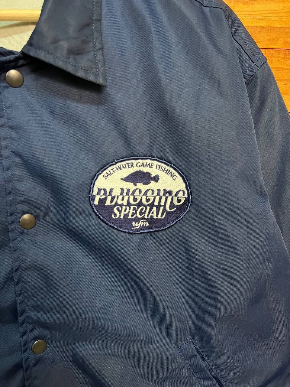 Japanese Brand VINTAGE PLUGGING SPECIAL COACH JACKET Size US L / EU 52-54 / 3 - 7 Thumbnail