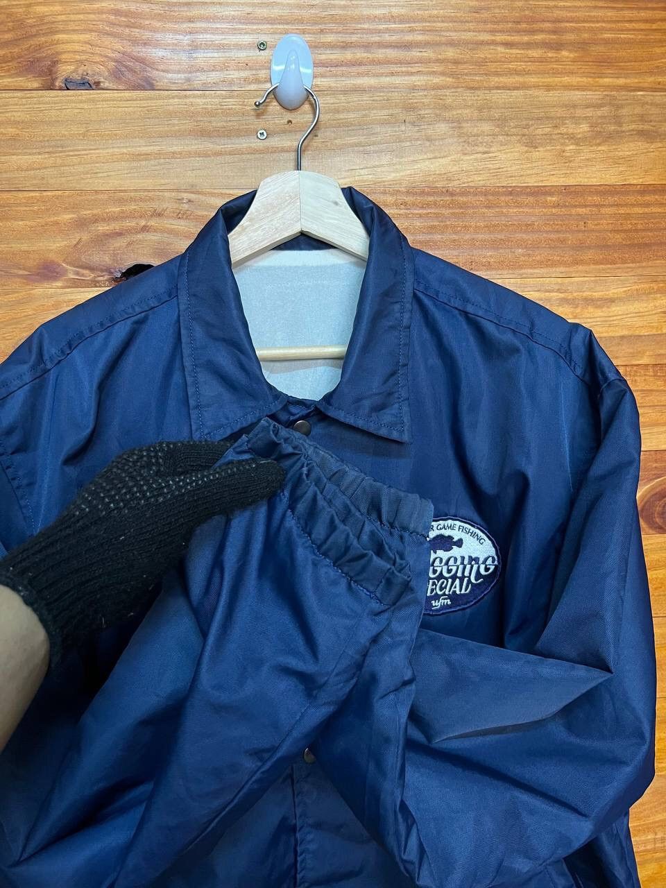 Japanese Brand VINTAGE PLUGGING SPECIAL COACH JACKET Size US L / EU 52-54 / 3 - 5 Thumbnail