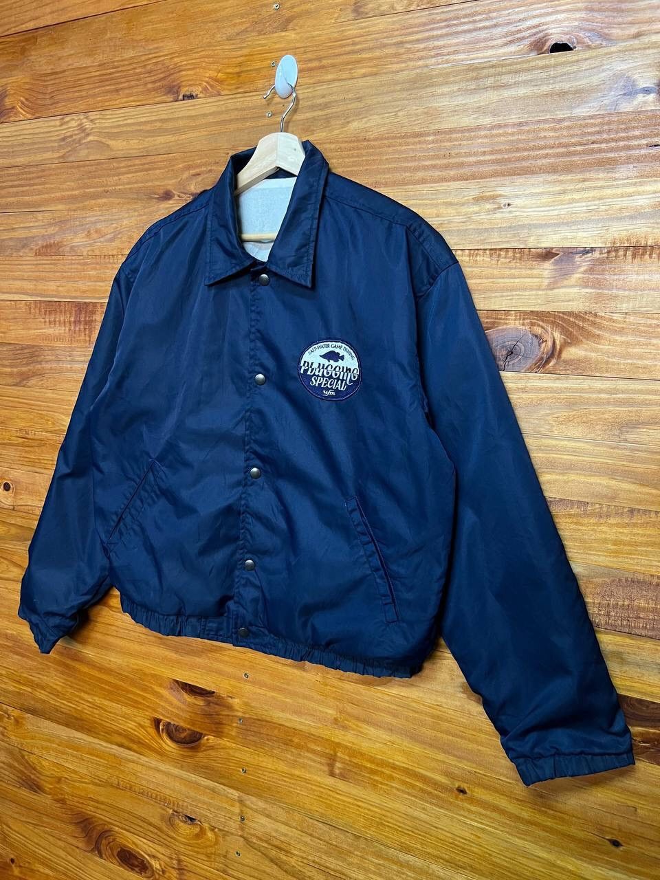Japanese Brand VINTAGE PLUGGING SPECIAL COACH JACKET Size US L / EU 52-54 / 3 - 4 Thumbnail