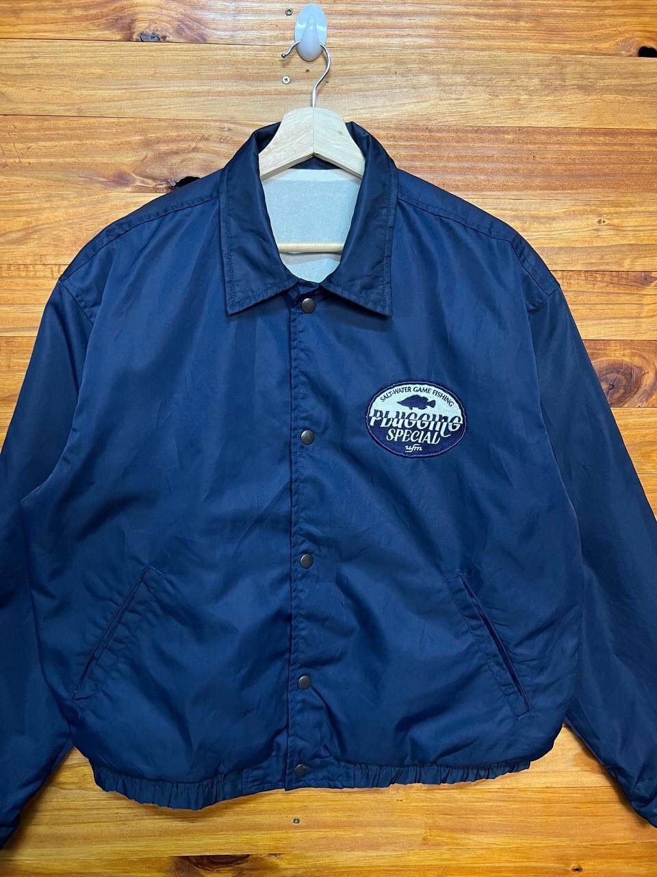 Japanese Brand VINTAGE PLUGGING SPECIAL COACH JACKET Size US L / EU 52-54 / 3 - 2 Thumbnail